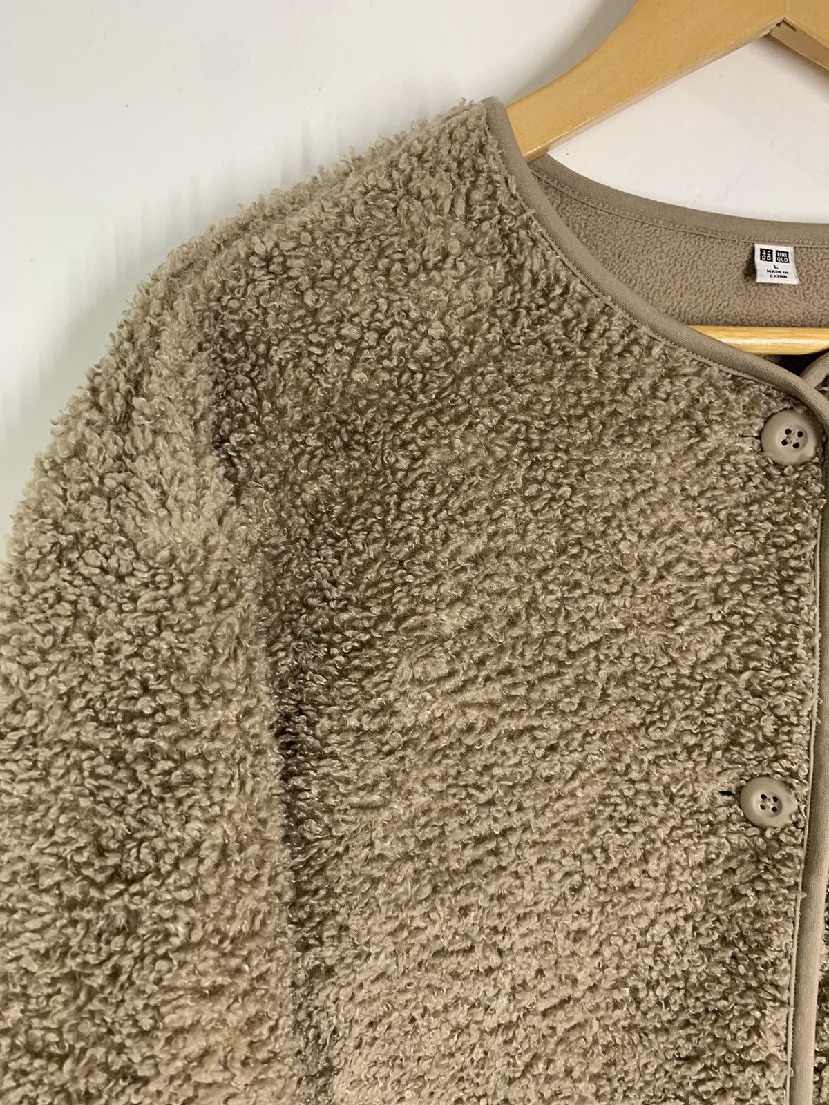 Japanese Brand × Uniqlo 🔥Steals l🔥 Uniqlo Japanese Brand Fleece Cardigan Size US L / EU 52-54 / 3 - 5 Thumbnail