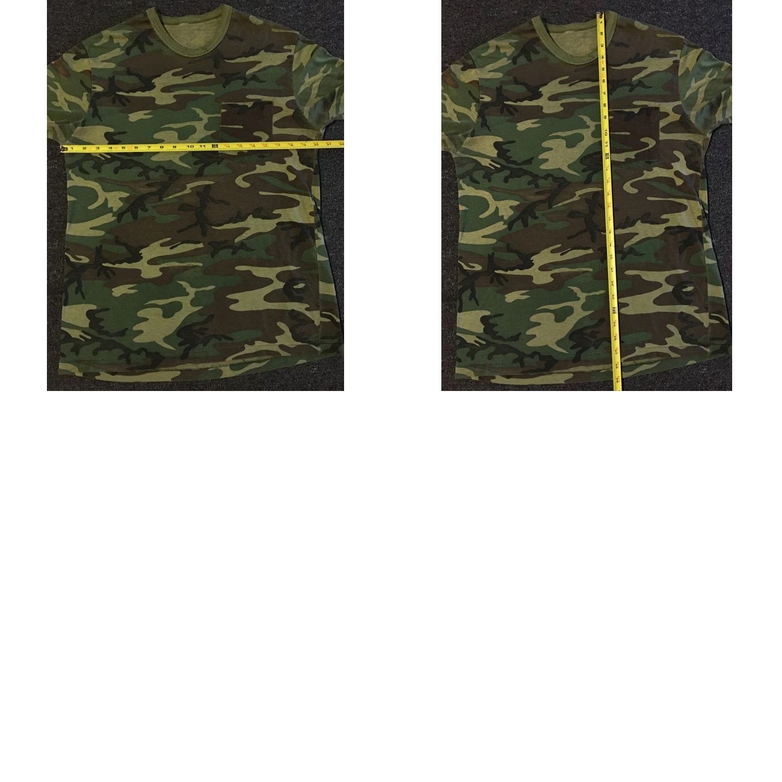 Vintage Vtg 80s Faded Distress Camo Shirt M L Army Military Punk Grunge Biker PFU PE 90s Size US M / EU 48-50 / 2 - 10 Thumbnail