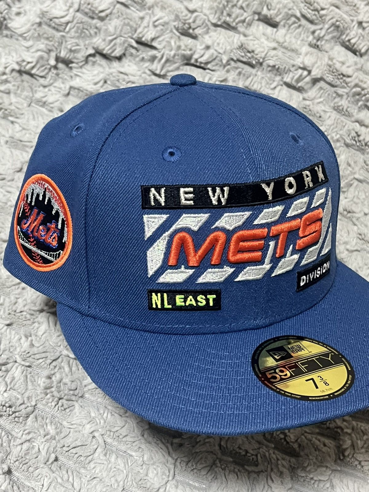 Hat Club × MyFitteds × New Era 7 3/8 MyFitteds New York Mets Caution Flip the Script Size ONE SIZE - 2 Thumbnail