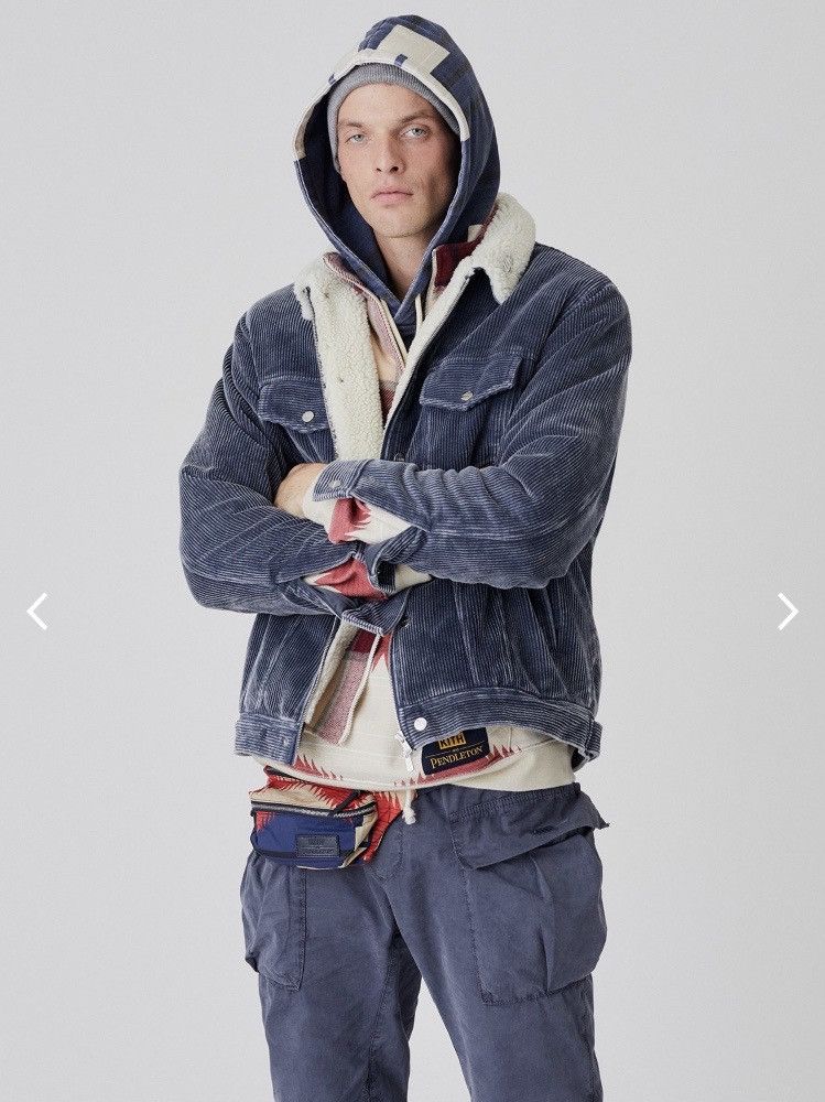 Kith KITH Corduroy Laight Jacket Dark Indigo BNWT Size US XS / EU 42 / 0 - 3 Thumbnail