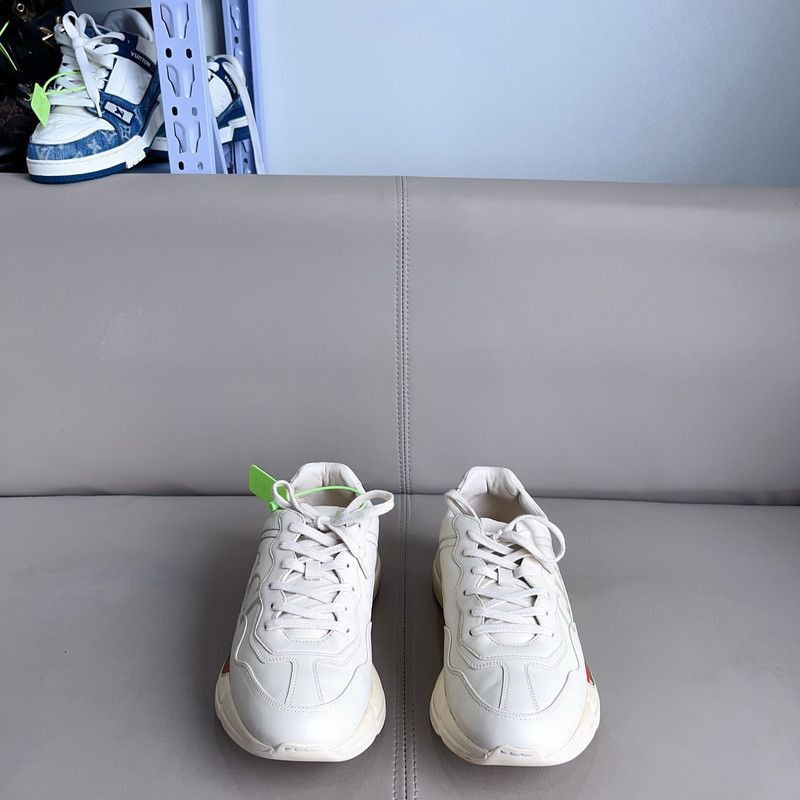 Gucci Gucci Rhyton Logo Dad Shoes for Men - Size US 10.5 / EU 43-44 - 2 Thumbnail