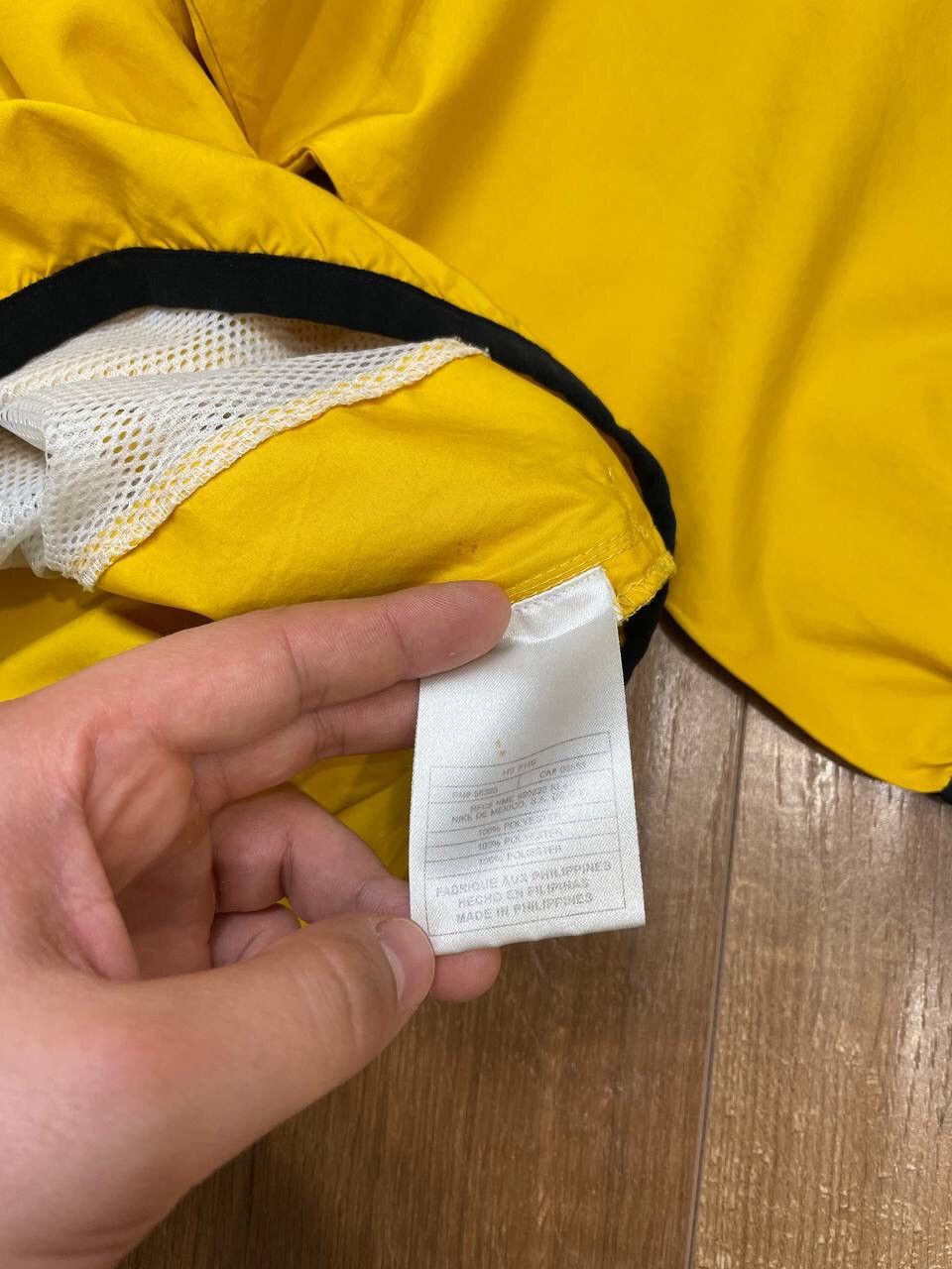 Nike × Vintage Vintage Nike Y2K Style Hot Yellow Logo Anorak Bomber Jacket Size US L / EU 52-54 / 3 - 15 Thumbnail