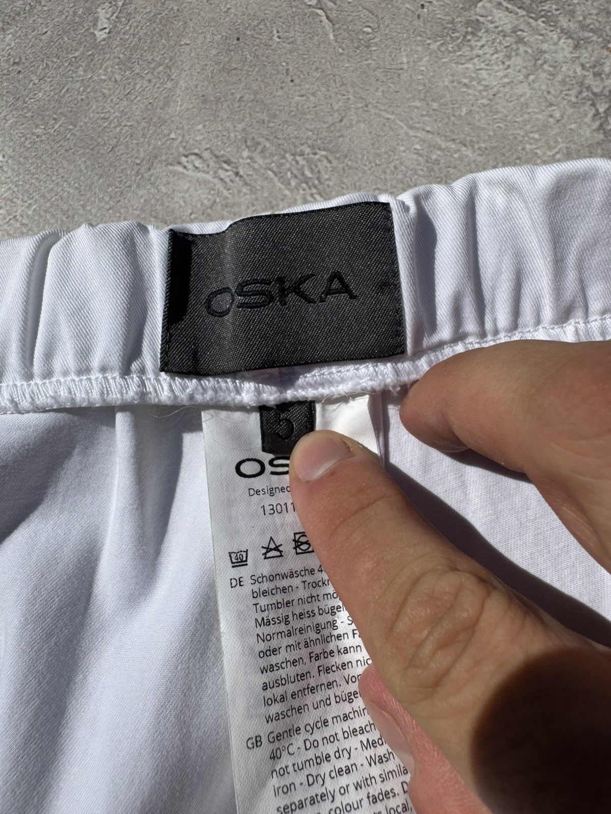 OSKA OSKA White Baggy Chino Pants Size 36" / US 14 / IT 50 - 7 Thumbnail