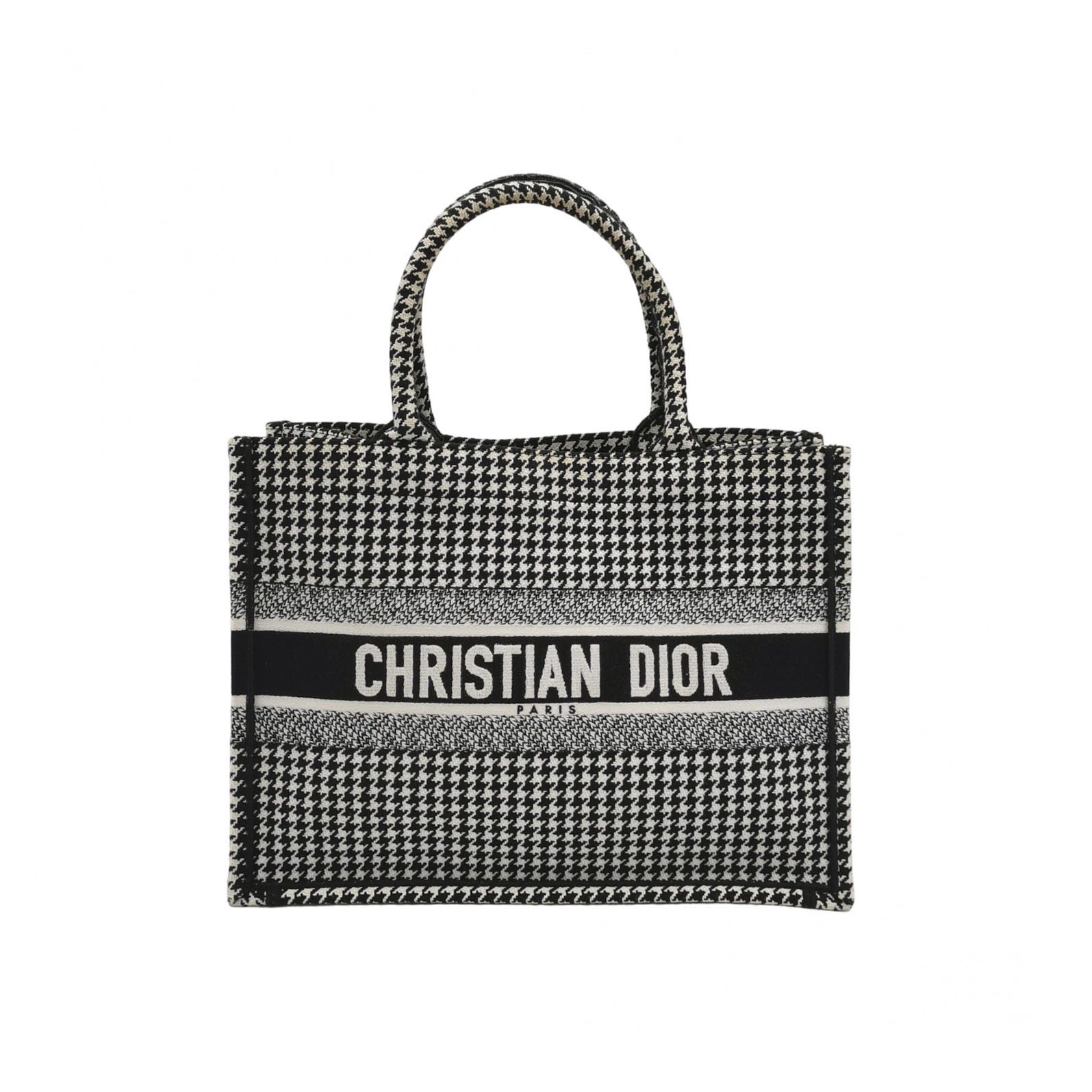 Dior Dior Houndstooth Book Tote Medium Size ONE SIZE - 1 Thumbnail