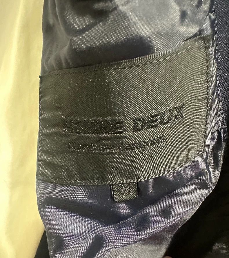 Comme des Garcons Comme Des Garcons LClassic suede navy blue suit jacket 2502 Size US L / EU 52-54 / 3 - 4 Thumbnail