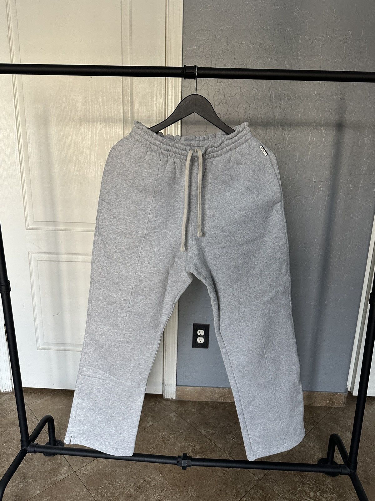 Represent Clo. Initial Heather Gray Straight Leg Sweatpants Size US 32 / EU 48 - 1 Thumbnail
