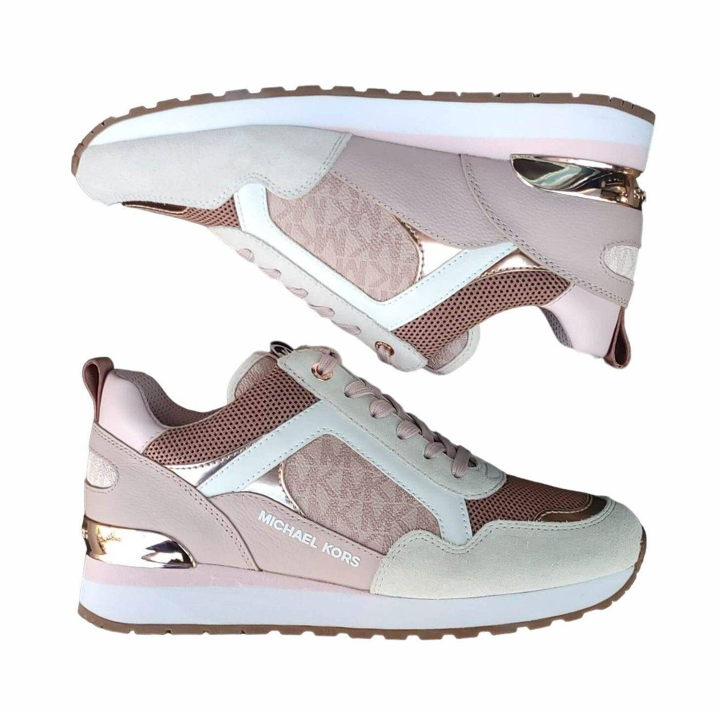 Michael Kors 🤩NEW 8.5 Michael Kors Womens Shoes Wilma Trainer Sneakers S Size US 8.5 / IT 38.5 - 2 Thumbnail