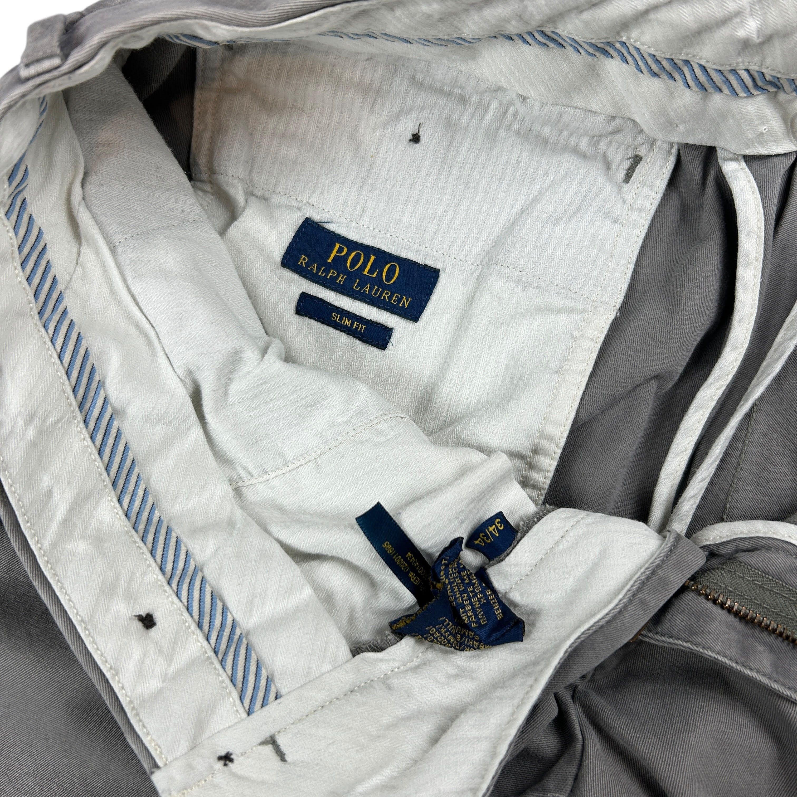 Polo Ralph Lauren Polo Ralph Lauren Gray Slim Straight Chino Pants Slacks 34 Size US 34 / EU 50 - 8 Thumbnail