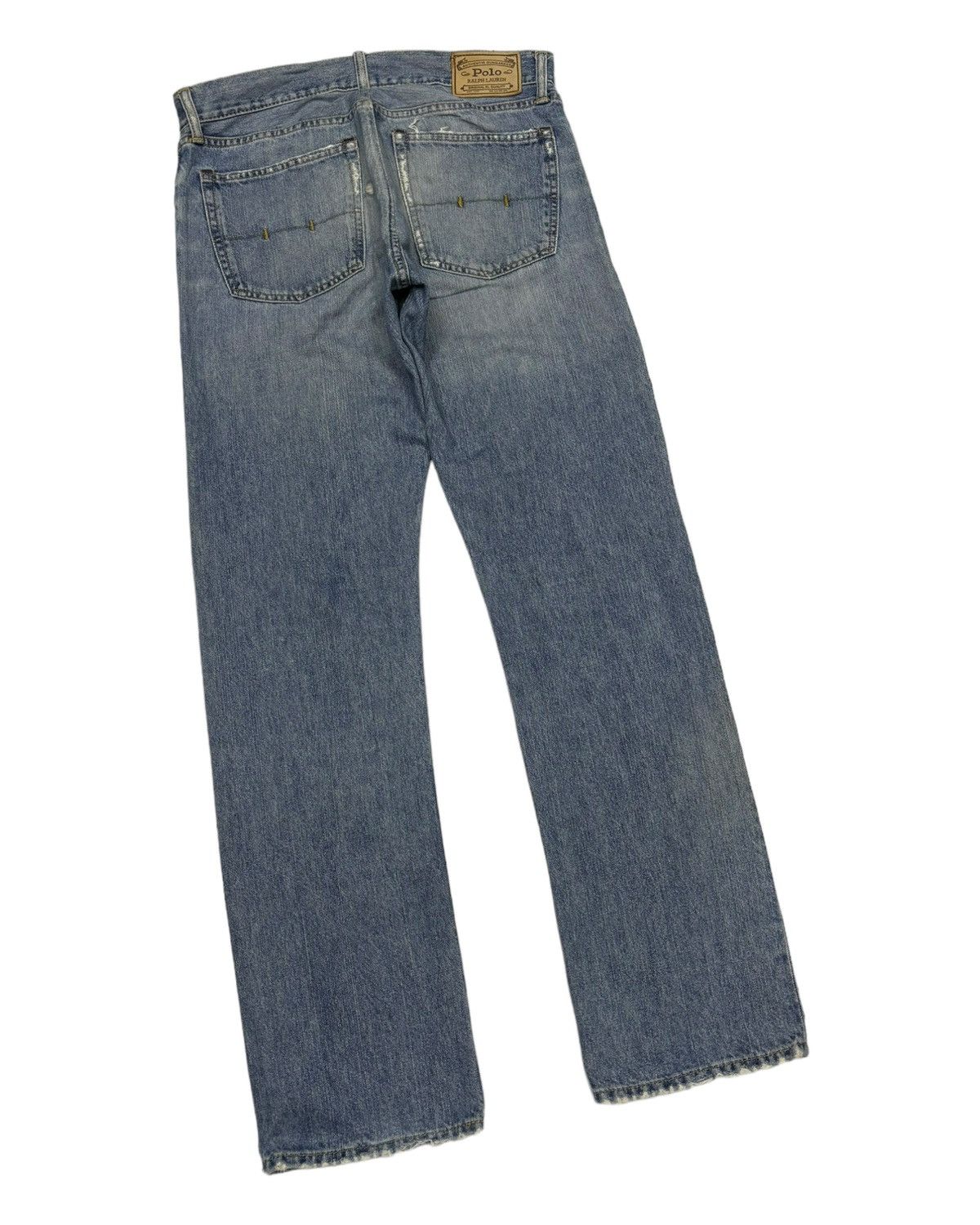 Polo Ralph Lauren POLO RALPH LAUREN DISTRESSED DENIM JEANS Size US 33 - 6 Thumbnail