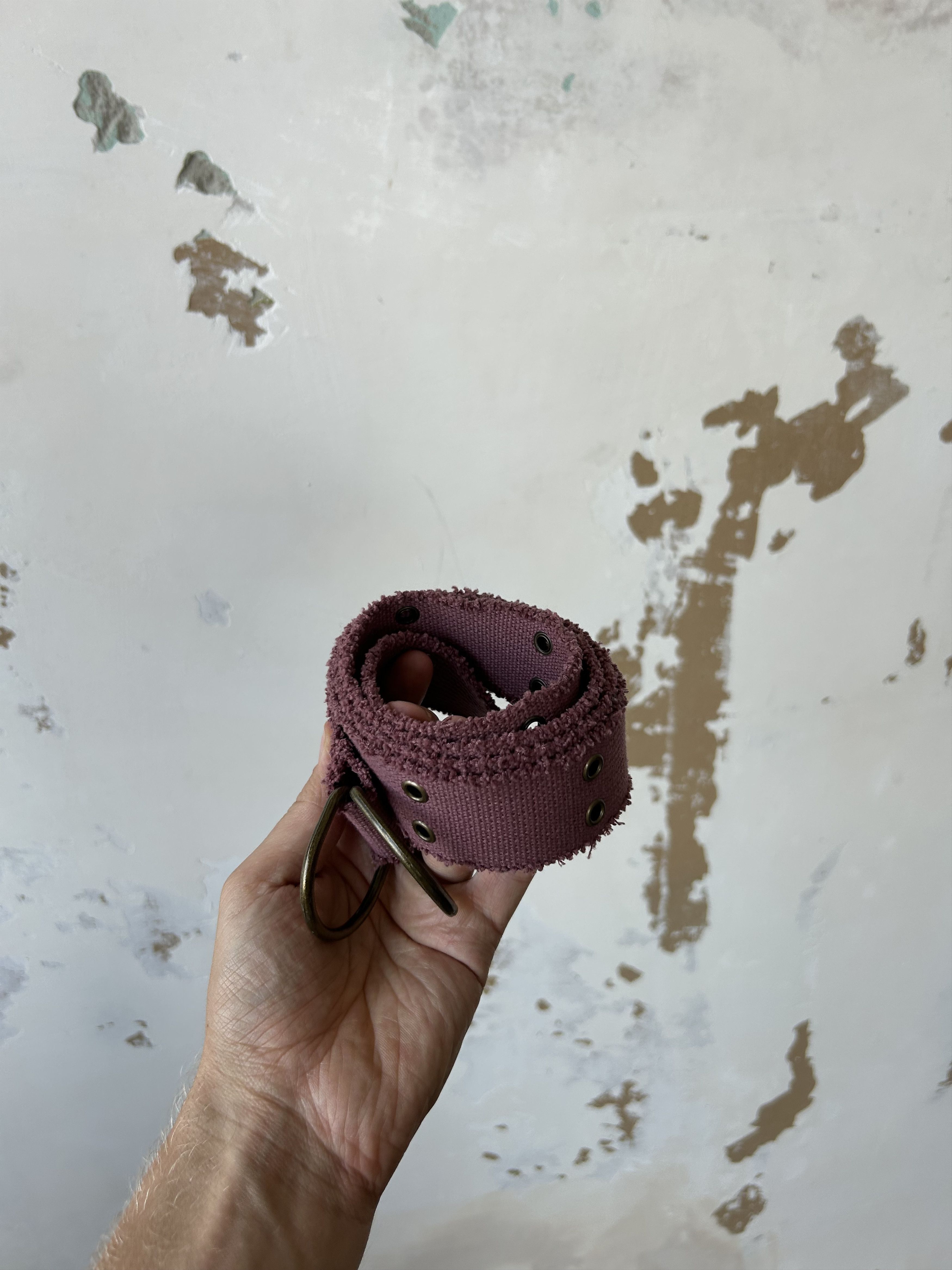 Vintage Vintage belt cotton double ring y2k Size ONE SIZE - 2 Thumbnail