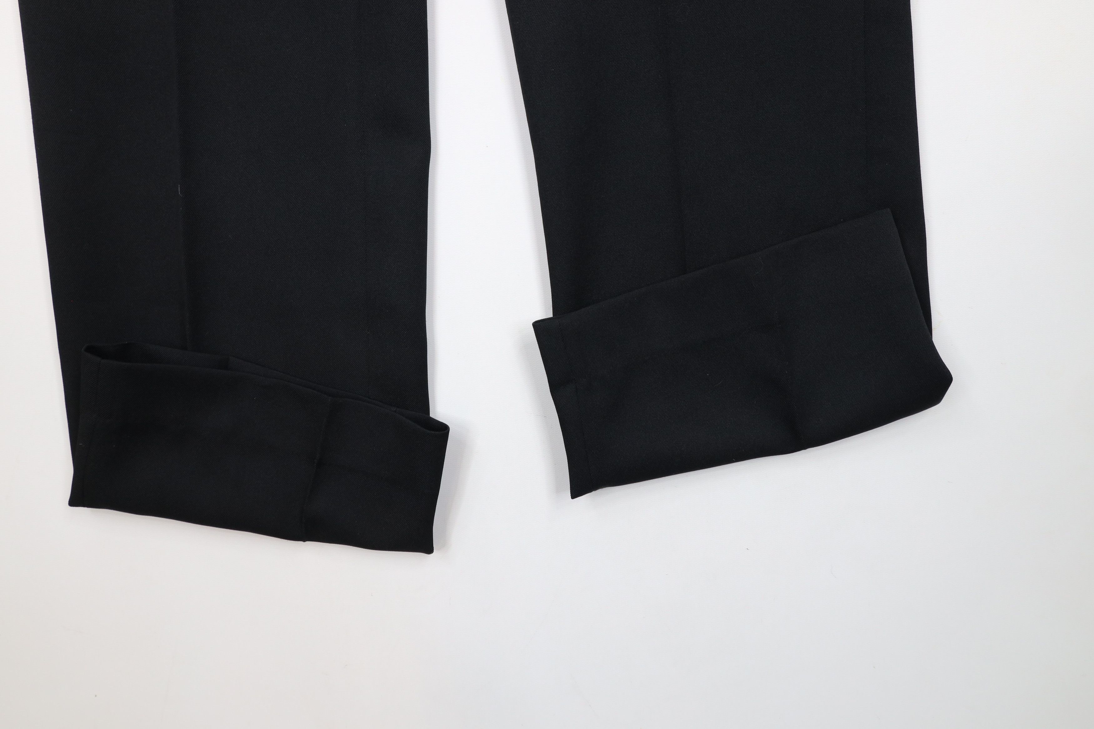Vintage Vintage 70s Streetwear Wide Leg Chino Pants Black USA Size US 32 / EU 48 - 5 Thumbnail