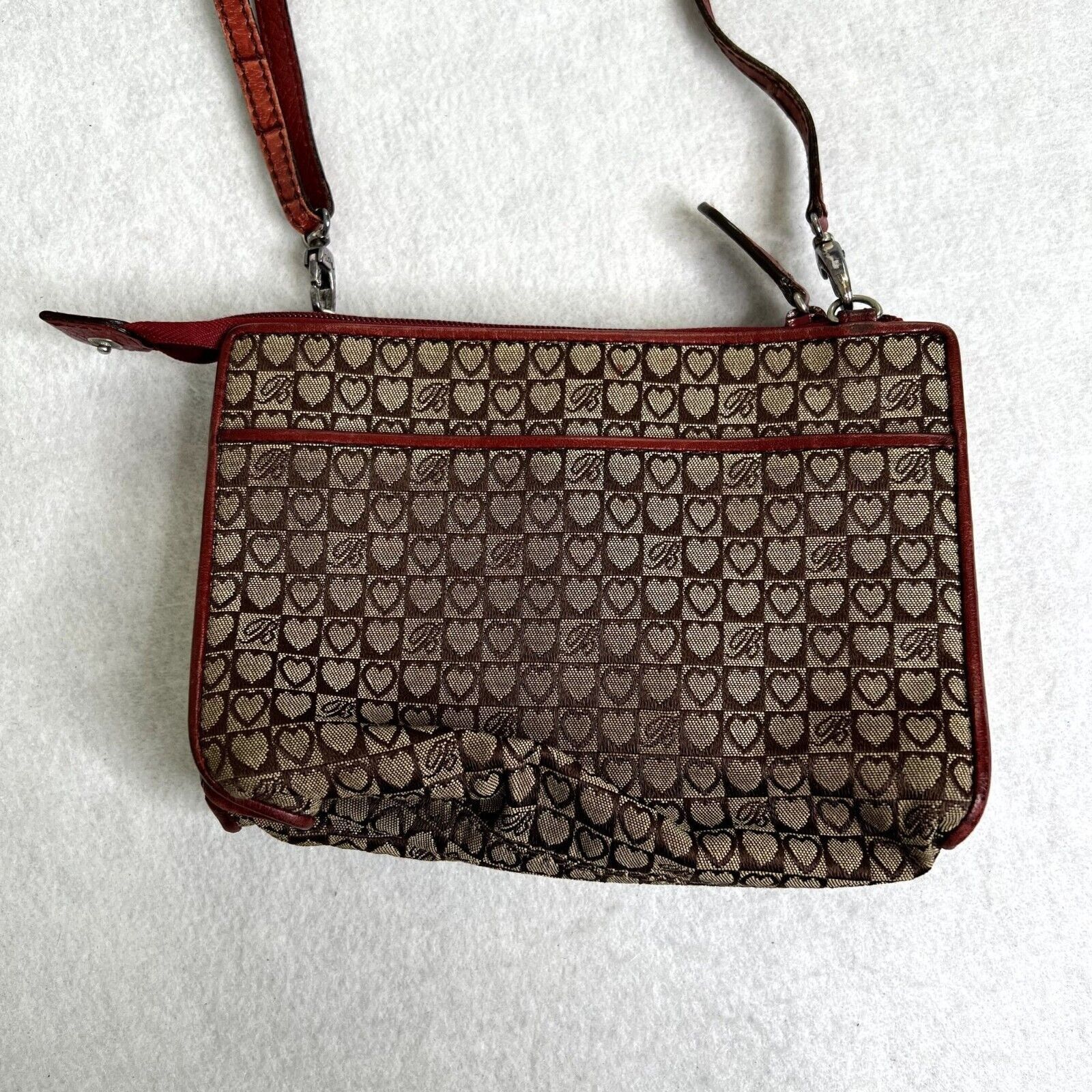 Brighton Brighton Red Patterned Crossbody Purse Size ONE SIZE - 2 Thumbnail