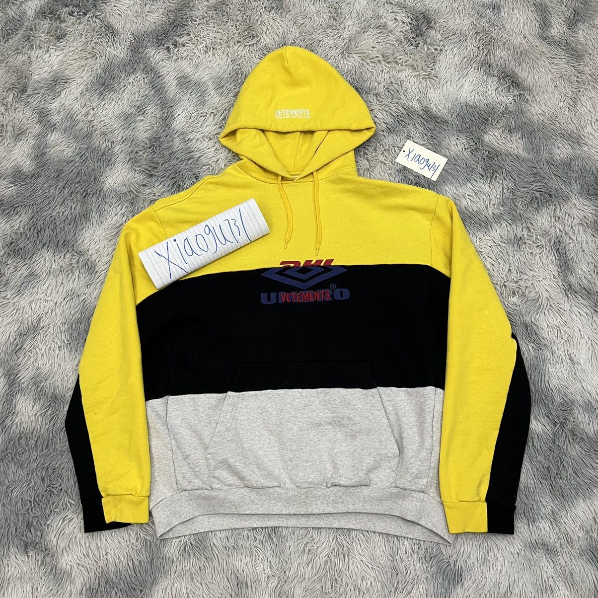 Vetements Vetements X DHL X Umbro Hong Kong exclusive sweatshirt Grailed