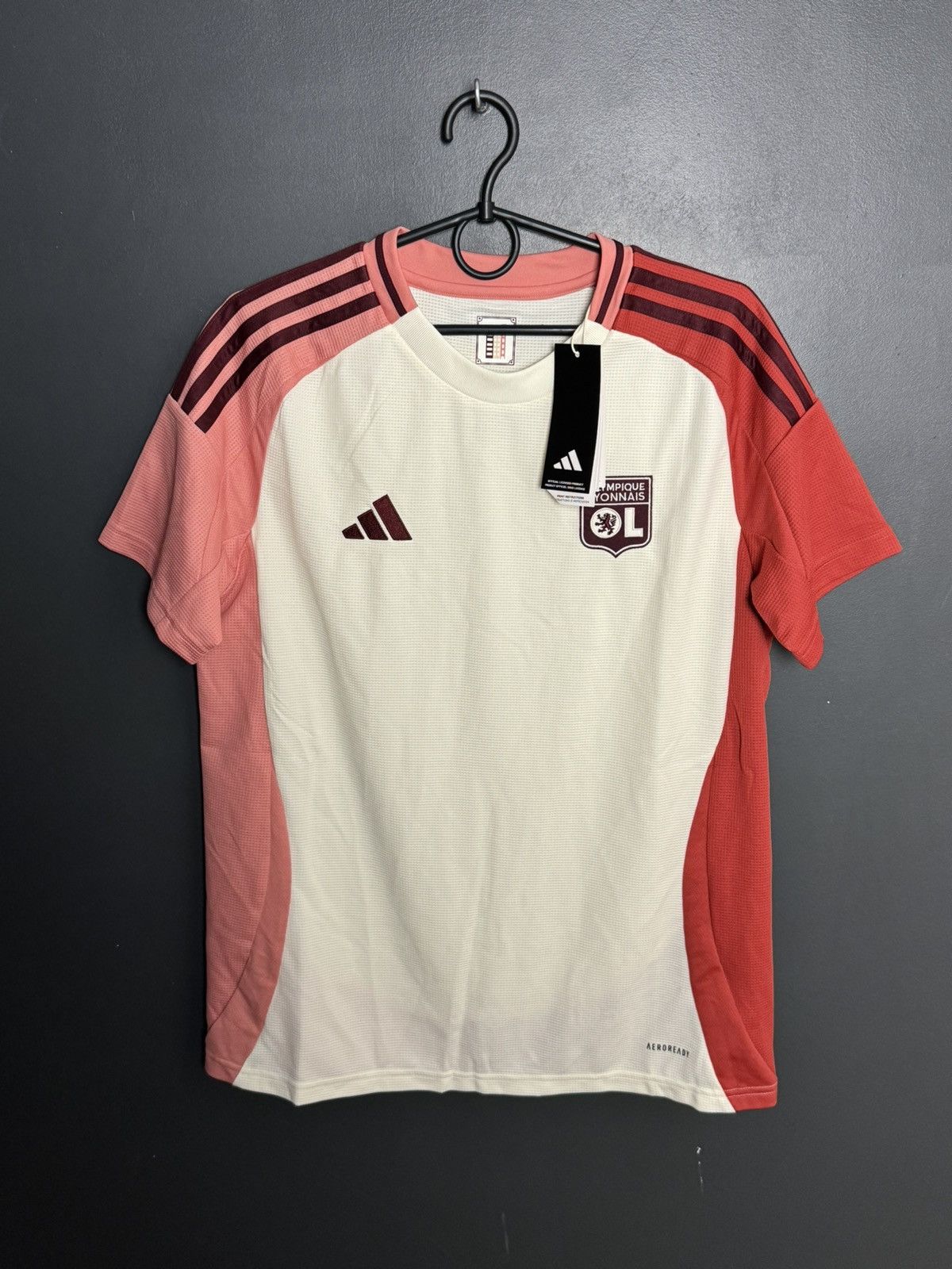 Adidas New Olympique Lyon 24/25 Third Football Jersey T-Shirt Size L / US 10 / IT 46 - 1 Thumbnail