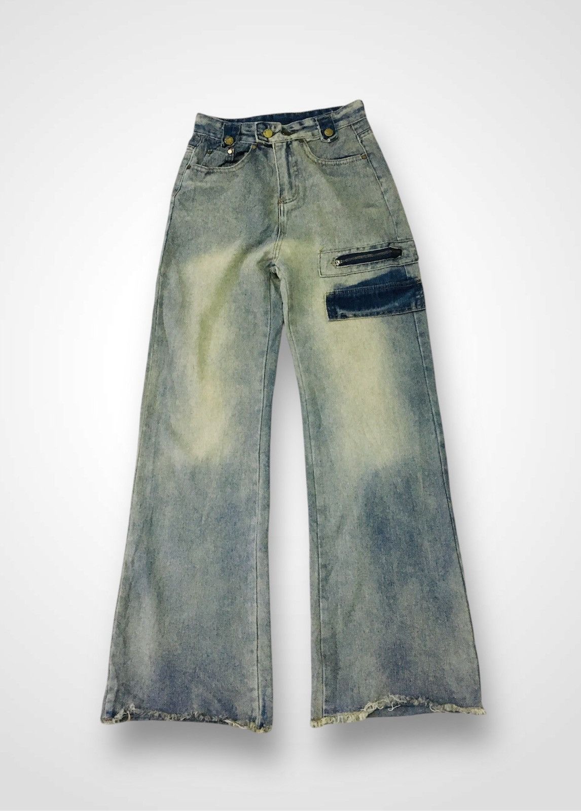 Japanese Brand Unbranded Distressed Jeans (16) Size 26" / US 2 / IT 38 - 1 Thumbnail