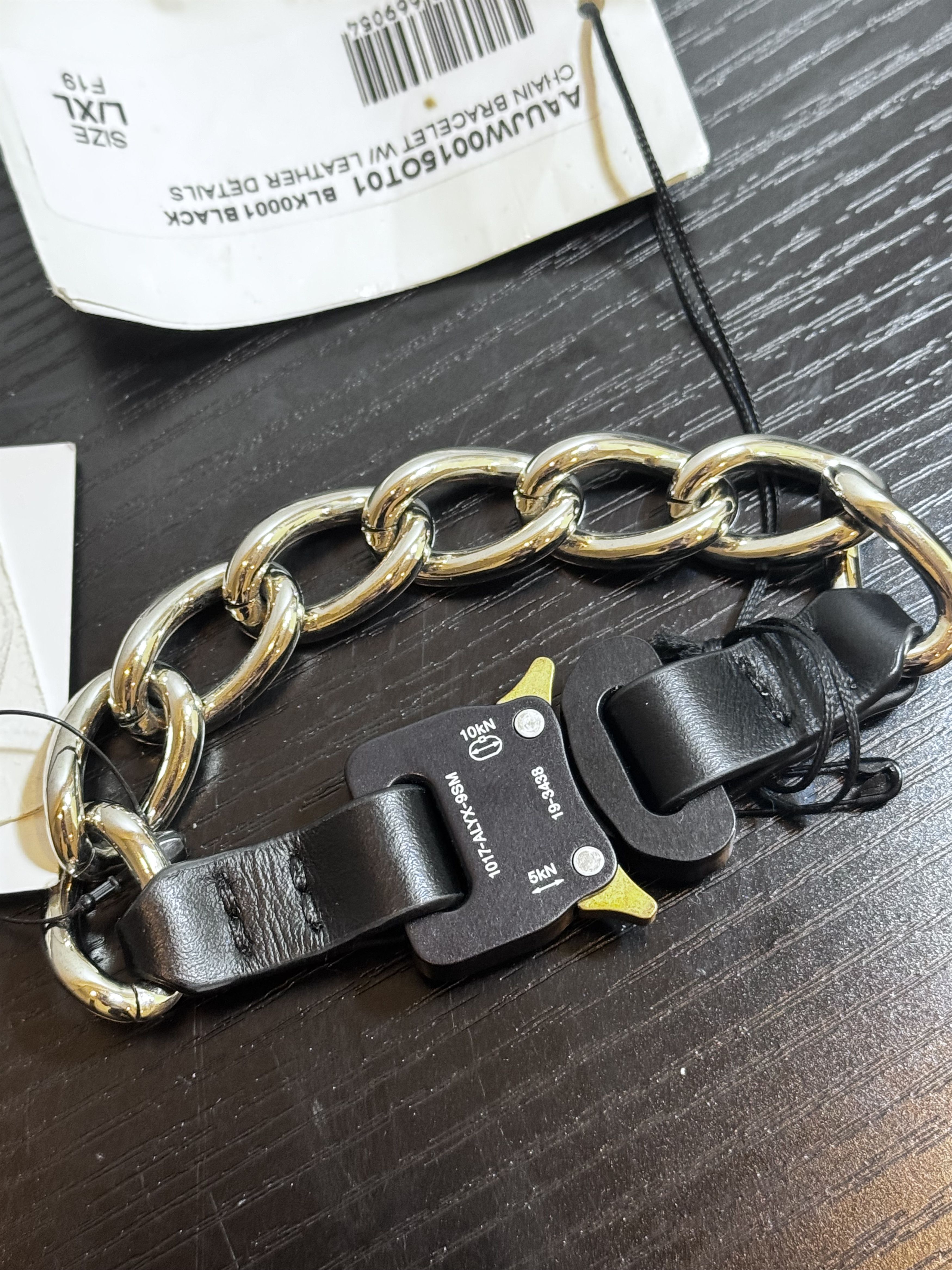 1017 ALYX 9SM × Alyx Alyx rollercoaster Buckle Chain Bracelet