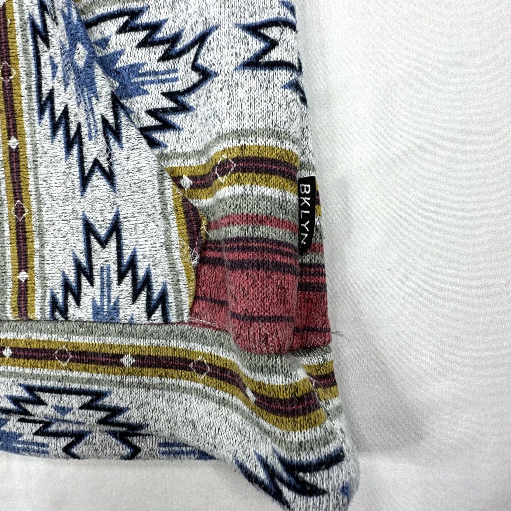 CLOT Brooklyn Cloth Sz L 1/4 Zip Sweatshirt Hoodie Fleece Aztec Tribal Southwestern AOP Mens Size US L / EU 52-54 / 3 - 5 Thumbnail