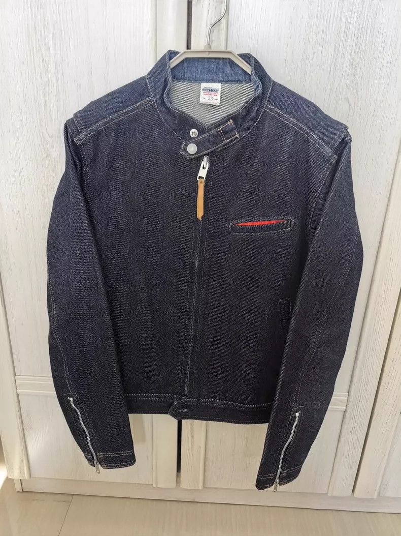 Iron Heart Iron Heart 527 Blue 21oz Denim Jacket Size US M / EU 48-50 / 2 - 1 Thumbnail