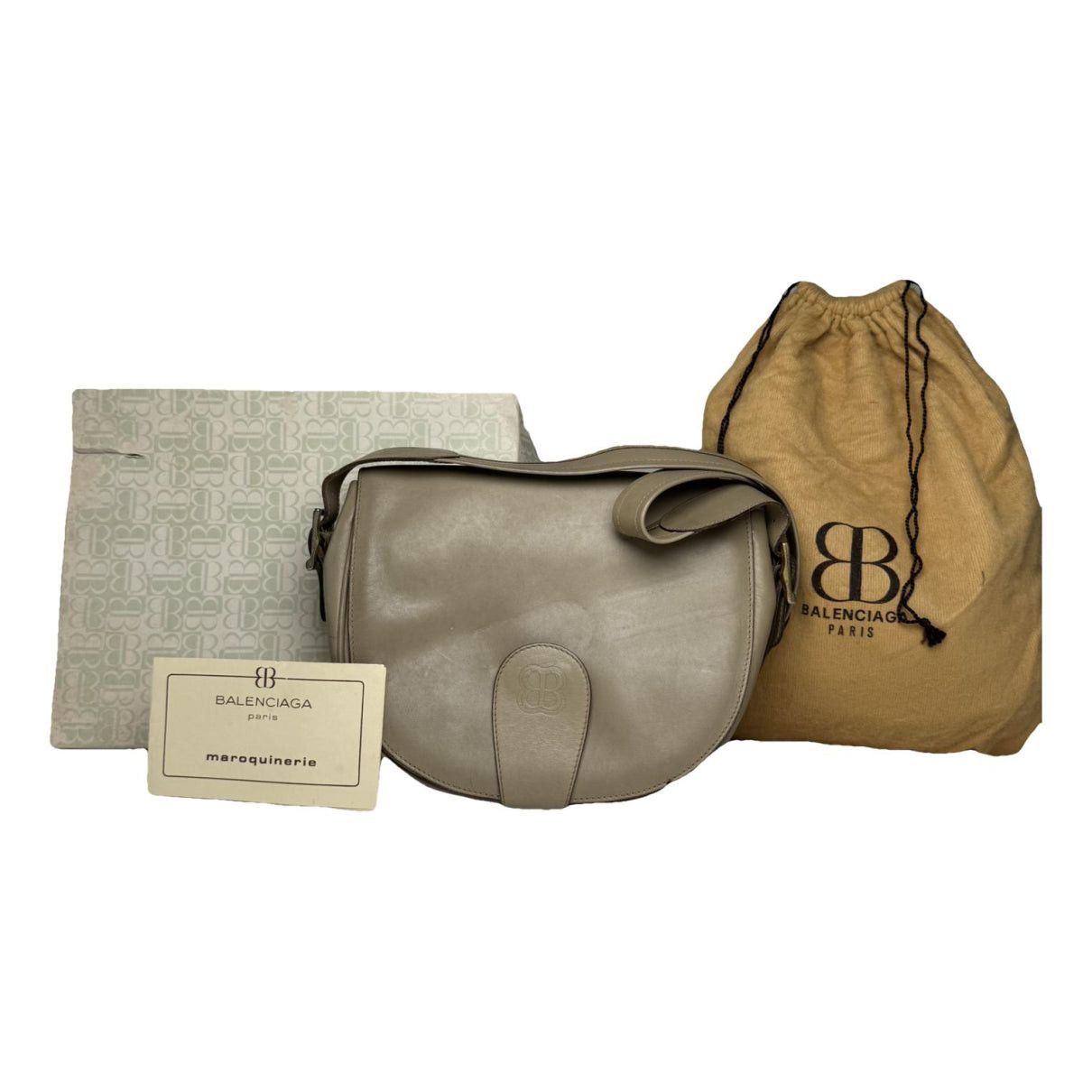 Balenciaga City Beige Leather Handbag Size ONE SIZE - 1 Thumbnail