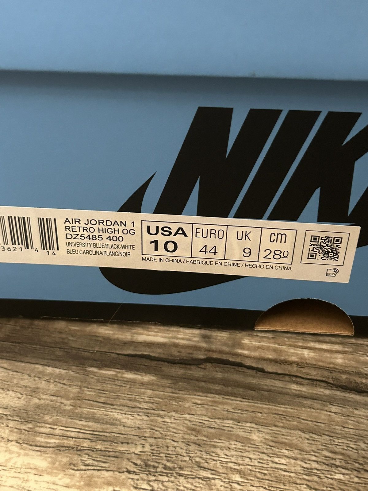 Nike Jordan 1 Og hight Size US 10 / EU 43 - 6 Thumbnail