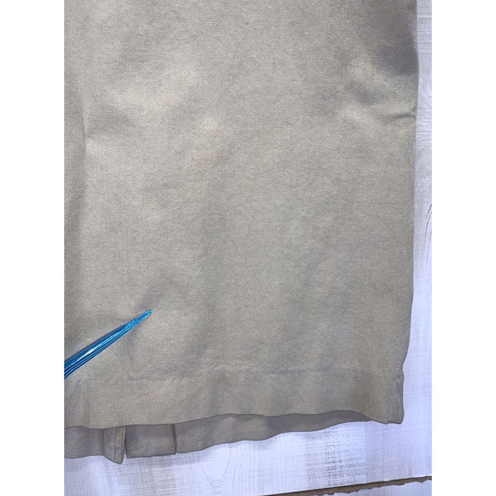 Banana Republic Banana Republic Skirt Khaki Stretch Pocket Front Straight Womens 2 Beige Knee Length Pencil Style -Mens Size 26" / US 2 / IT 38 - 5 Thumbnail