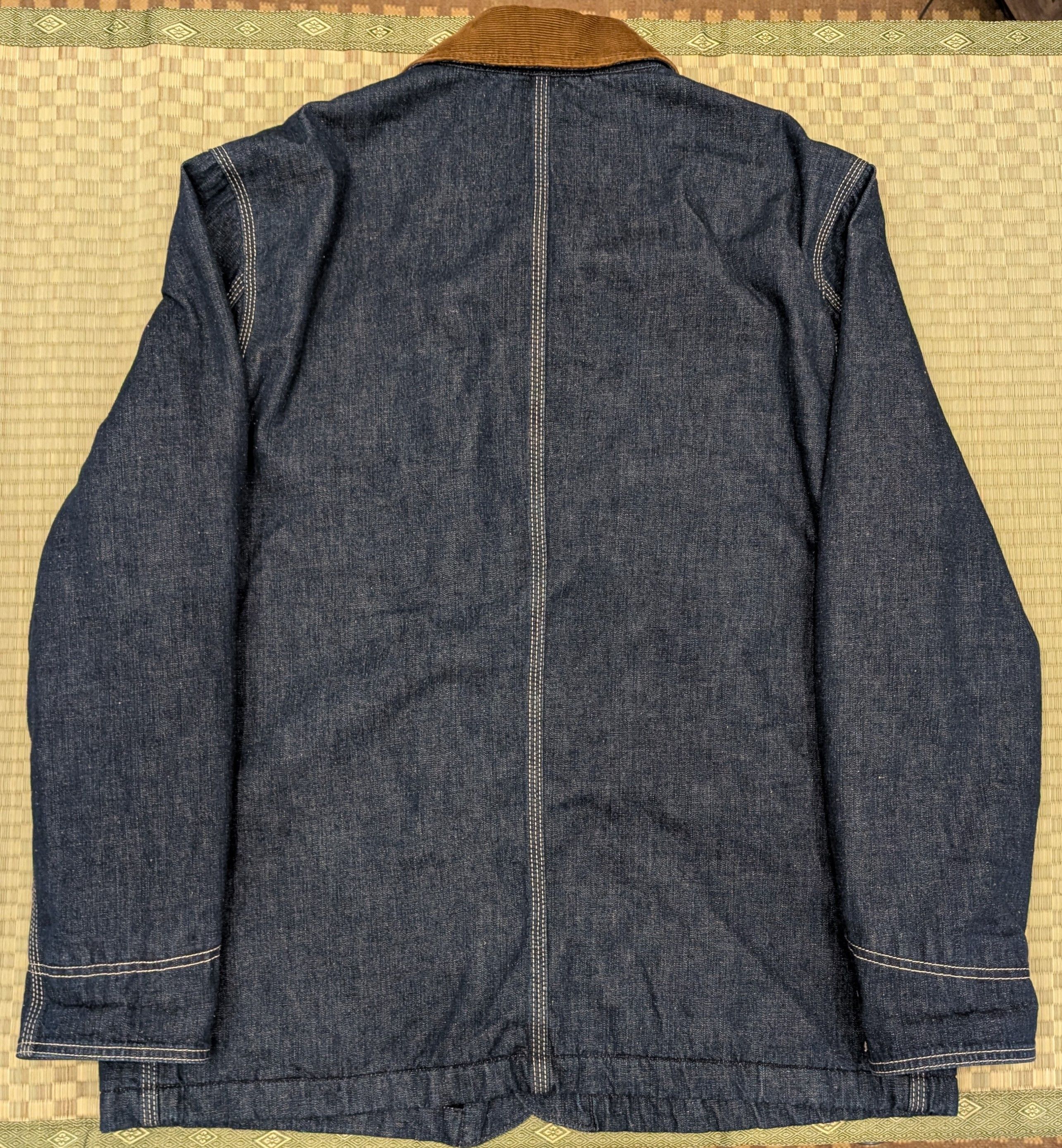 Wallace & Barnes Wallace & Barnes Wool Blanket Lined Denim Chore Coat Size US L / EU 52-54 / 3 - 2 Thumbnail
