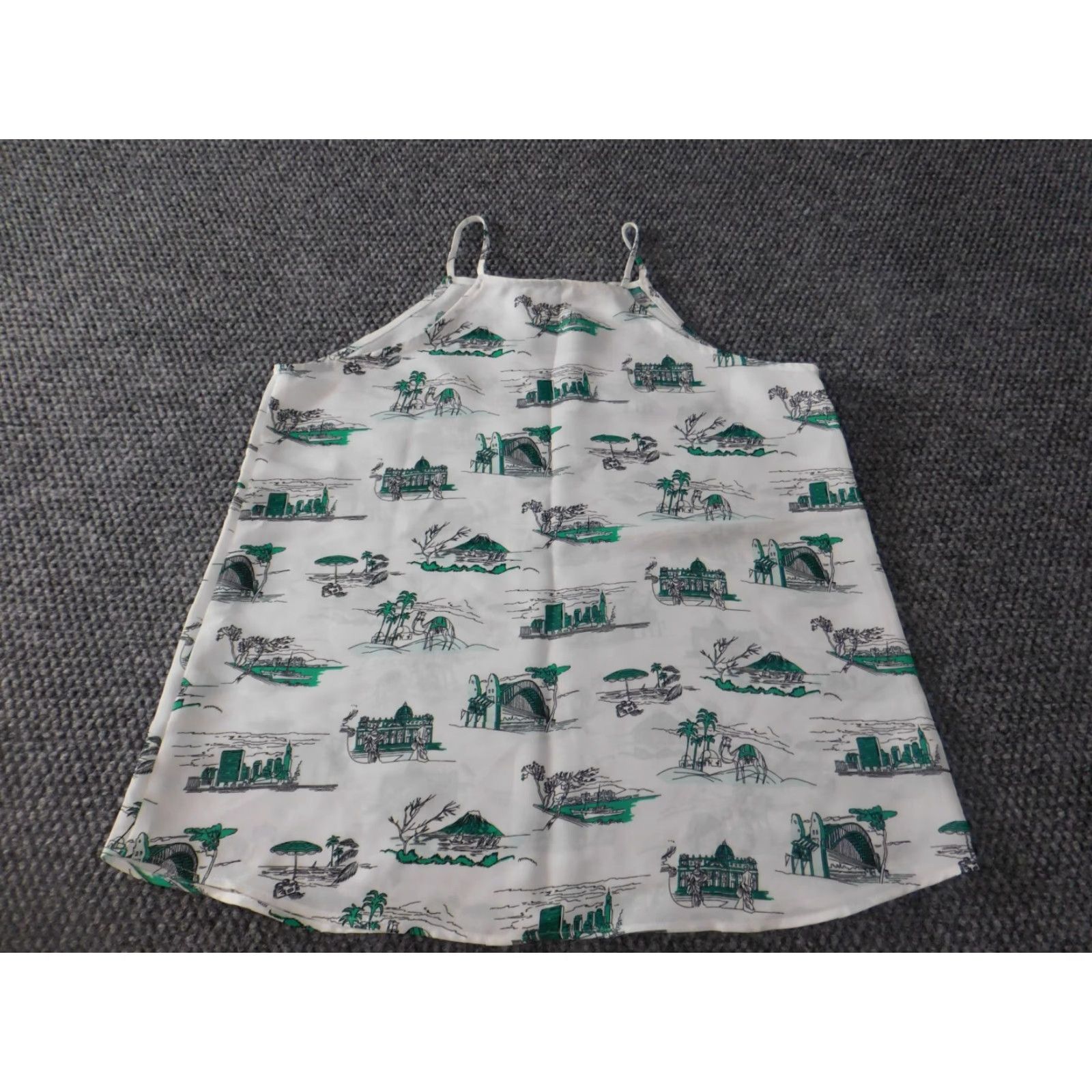 Ann Taylor Loft Ann Taylor White Blouse Spaghetti Strap Sleeveless Collared XL Women Size XL / US 12-14 / IT 48-50 - 7 Thumbnail