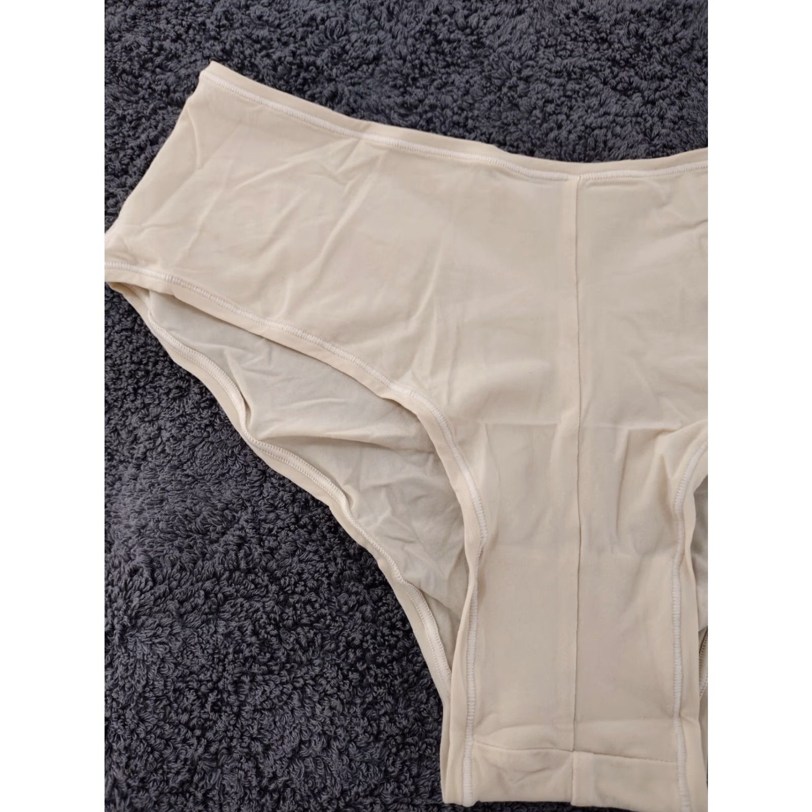 SKIMS SKIMS Women's Hipster Panties Sand L Vshape Mid Rise Opague Lightweight Blended Polyamide Size ONE SIZE - 2 Thumbnail