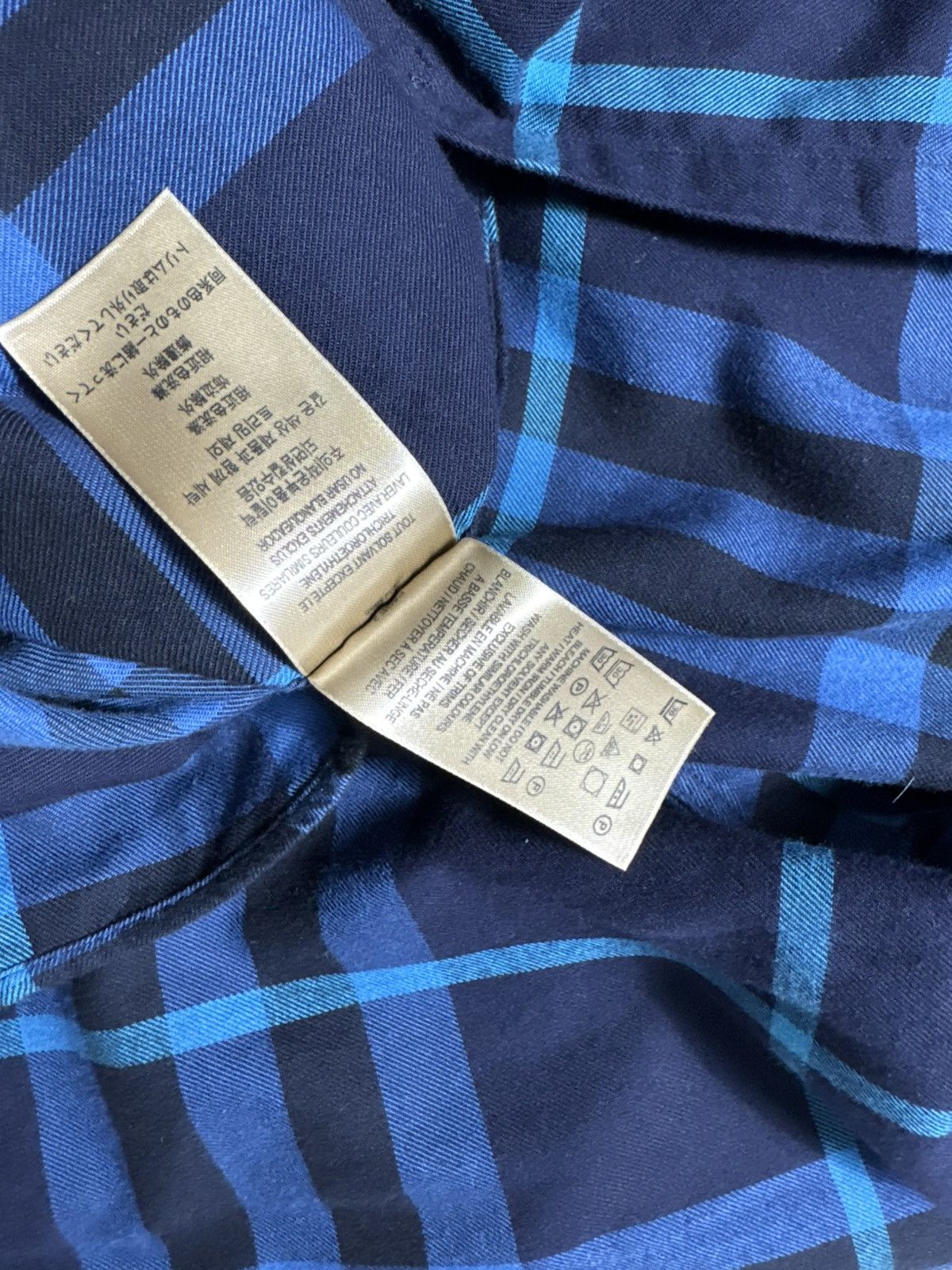 Burberry Burberry Flannel Checkered Shirt Luxury Size S Size US S / EU 44-46 / 1 - 9 Thumbnail