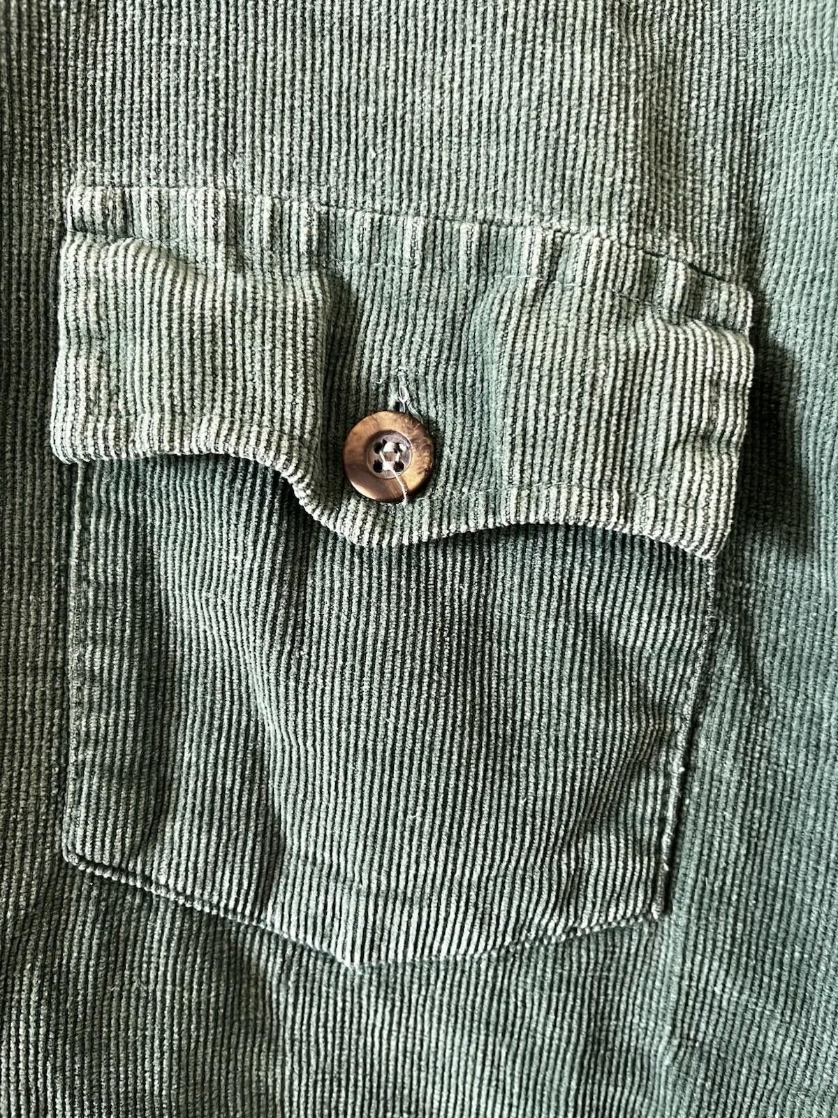 Woodlands VTG 70s WOODLAND Corduroy Flannel Green Gingham Lined Men L Size US L / EU 52-54 / 3 - 2 Thumbnail