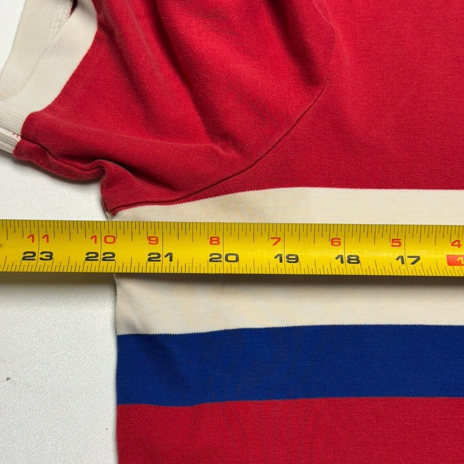 Polo Ralph Lauren Polo Ralph Lauren Spellout Shirt Mens Medium Red/Blue Collar Size US M / EU 48-50 / 2 - 10 Thumbnail