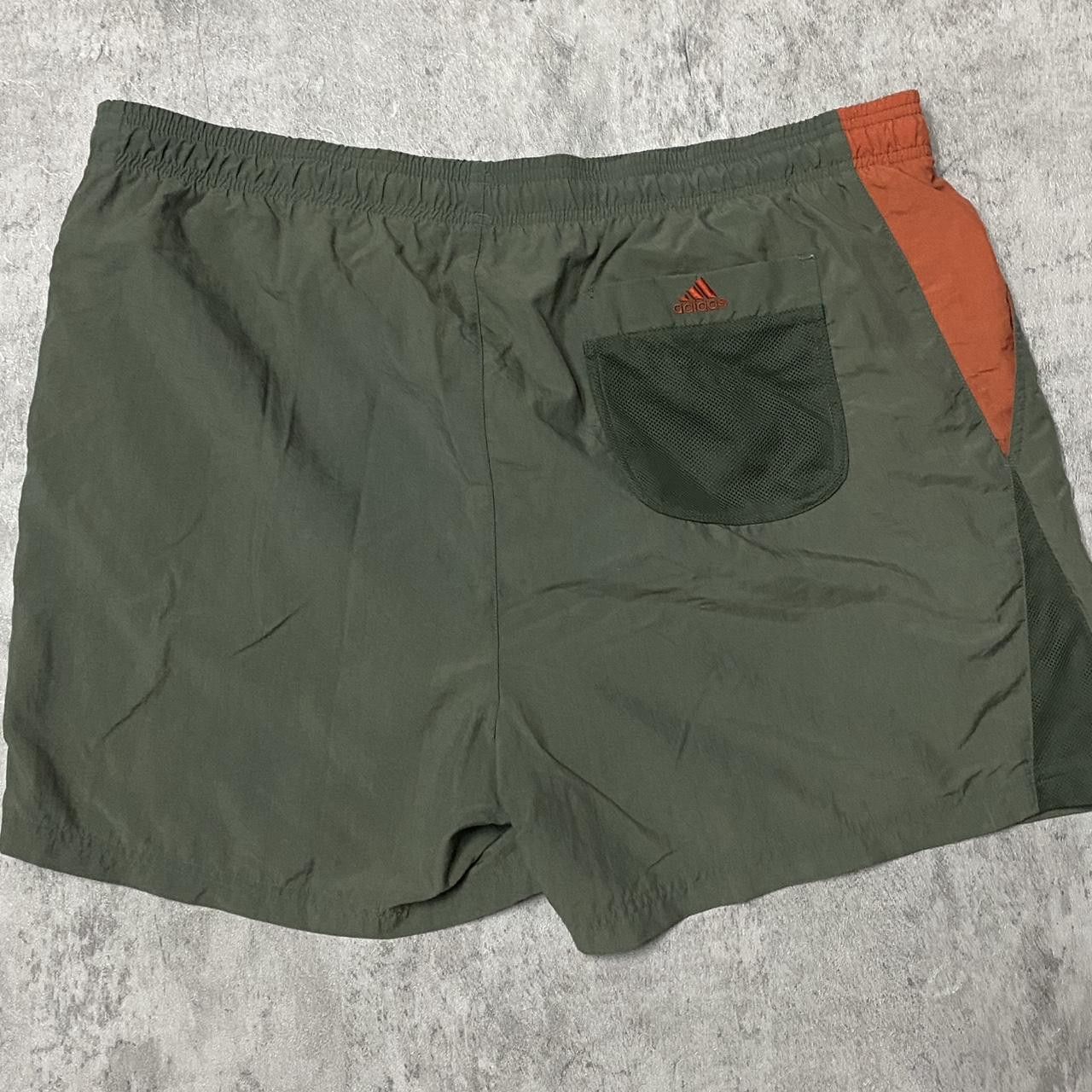 Adidas Olive green and orange Nike Dri-Fit running shorts Size US 36 / EU 52 - 5 Thumbnail