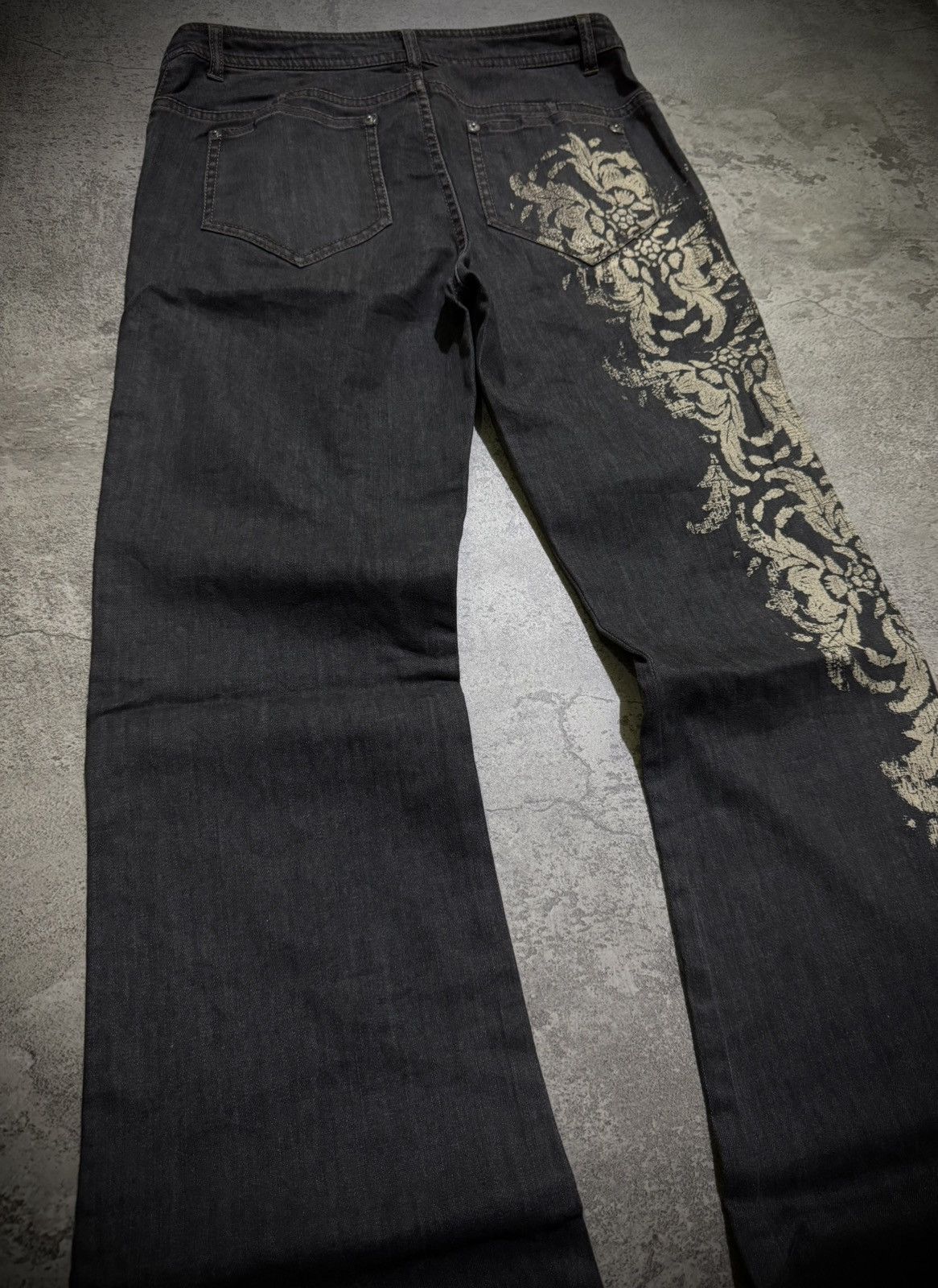 Japanese Brand LOUNIE “TORNADO MART STYLE” FLARE JEANS Size US 28 / EU 44 - 4 Thumbnail