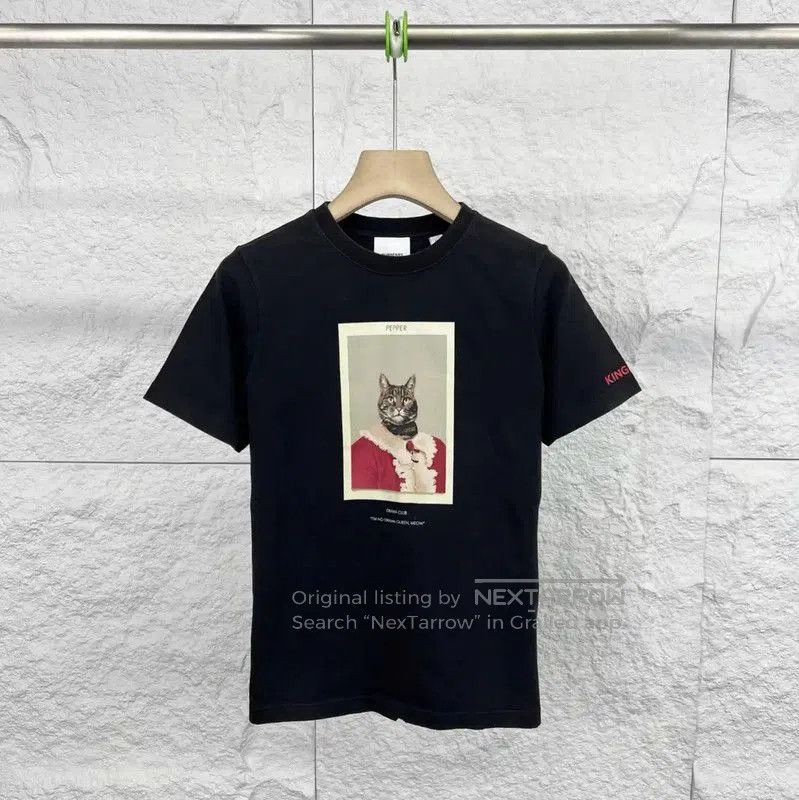 Burberry Burberry Black Cotton Men's T-Shirt. Size US M / EU 48-50 / 2 - 1 Thumbnail