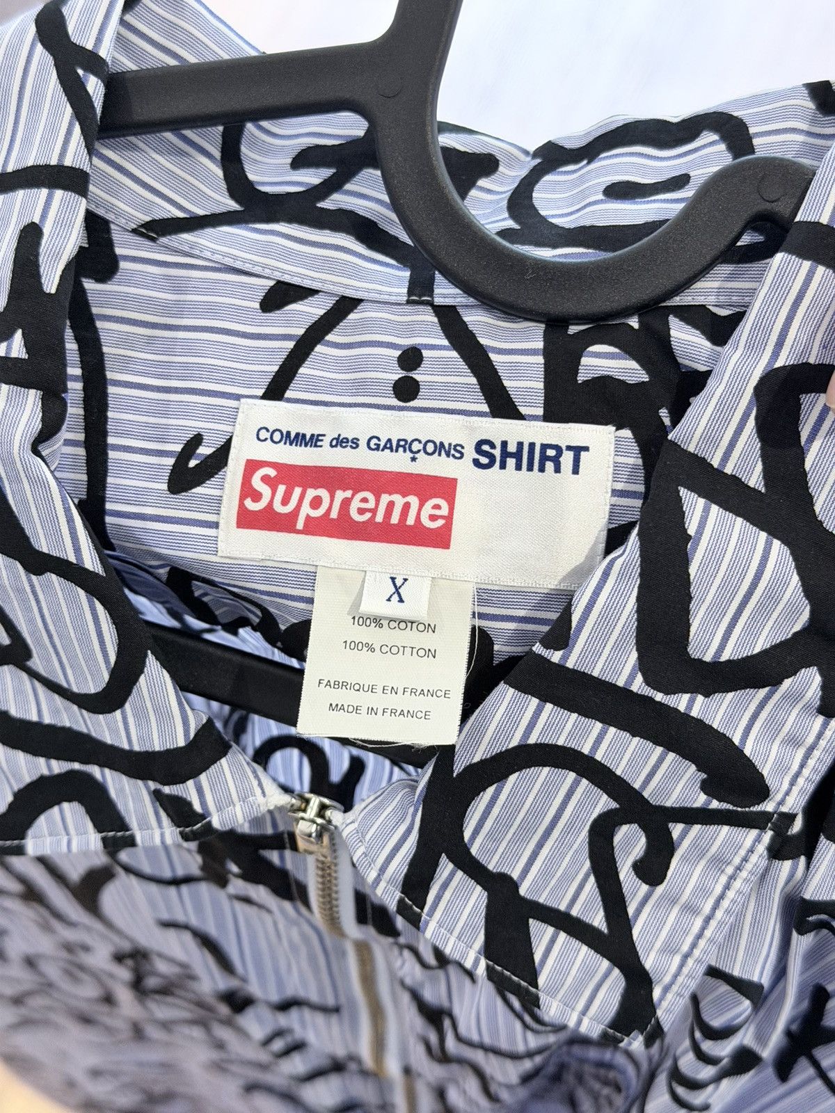 Comme des Garcons SHIRT × Supreme Graphic Shirt Size US XL / EU 56 / 4 - 3 Thumbnail