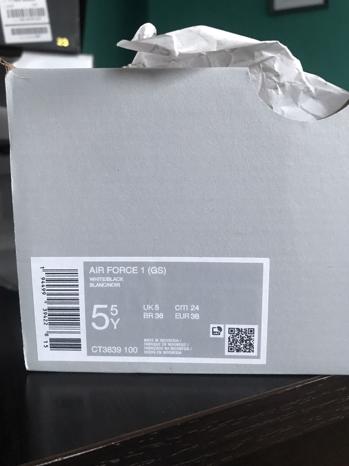 Nike Nike Air Force 1 “White and Black” Size US 8 / IT 38 - 7 Thumbnail