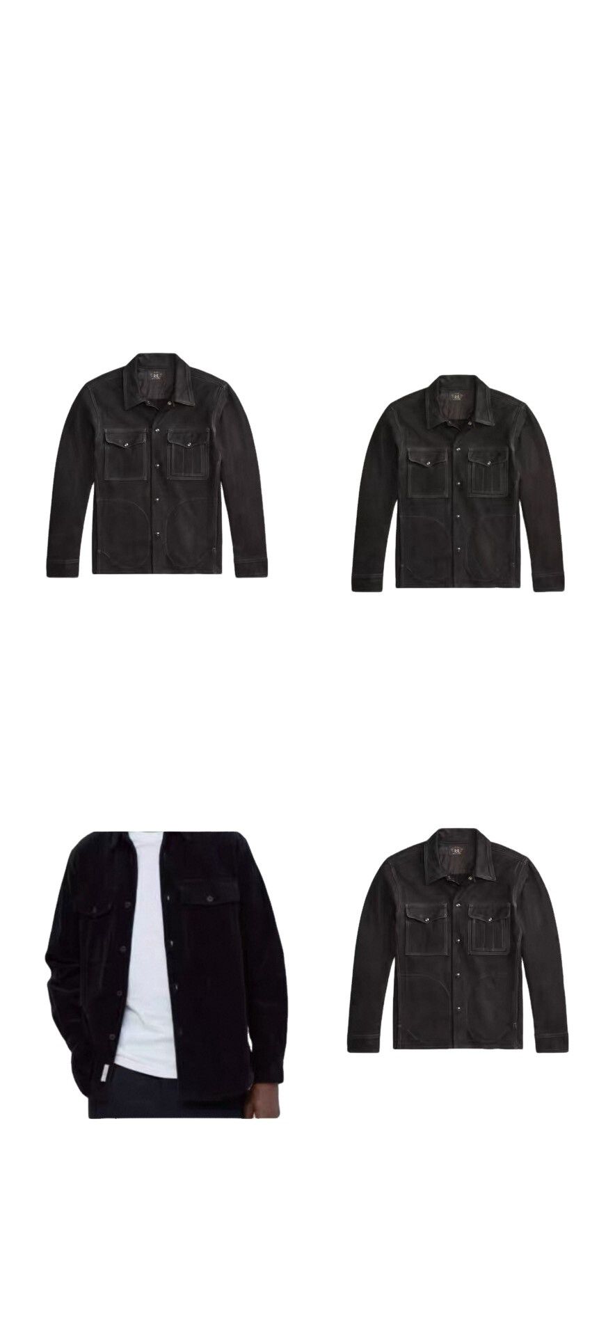 RRL Ralph Lauren RRL Suede Work Shirt Size S Size US S / EU 44-46 / 1 - 1 Thumbnail