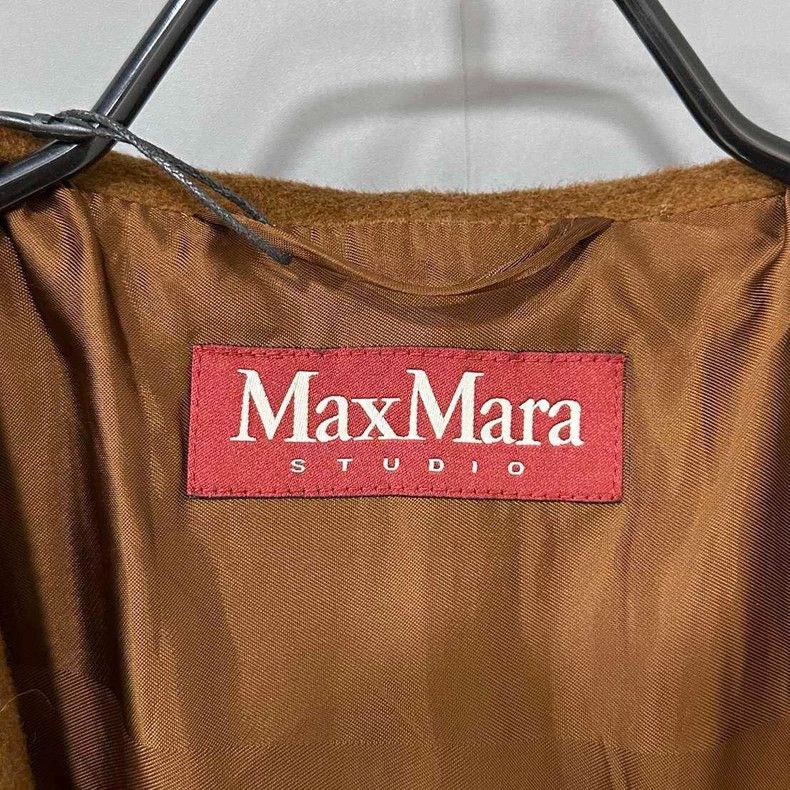 Max Mara Max Mara Wool coat with fur collar Size L / US 10 / IT 46 - 4 Thumbnail