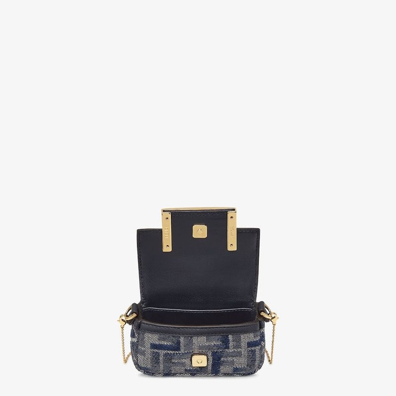 Fendi o1s1wg111125 Size: OS/ Nano Baguette Charm in Blue Size ONE SIZE - 3 Thumbnail