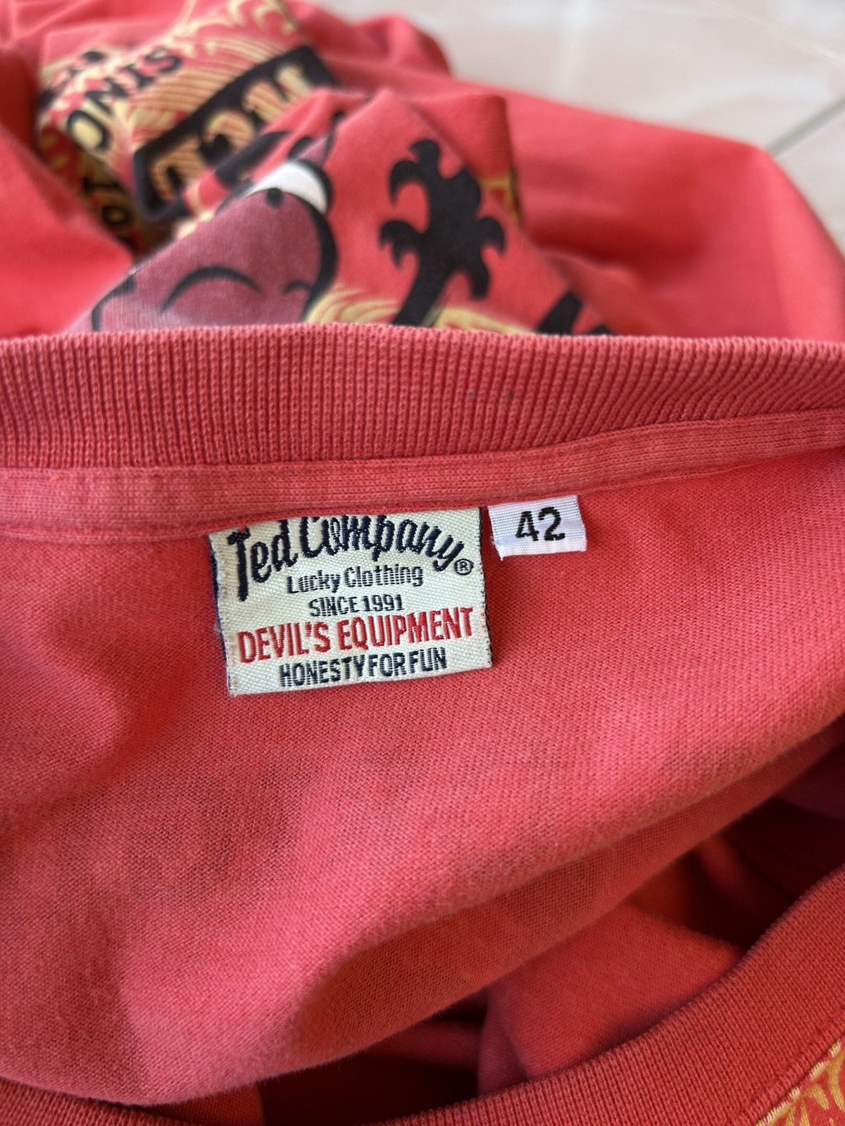 Tedman Ted Company Red Devil Long Sleeve Size US S / EU 44-46 / 1 - 7 Thumbnail