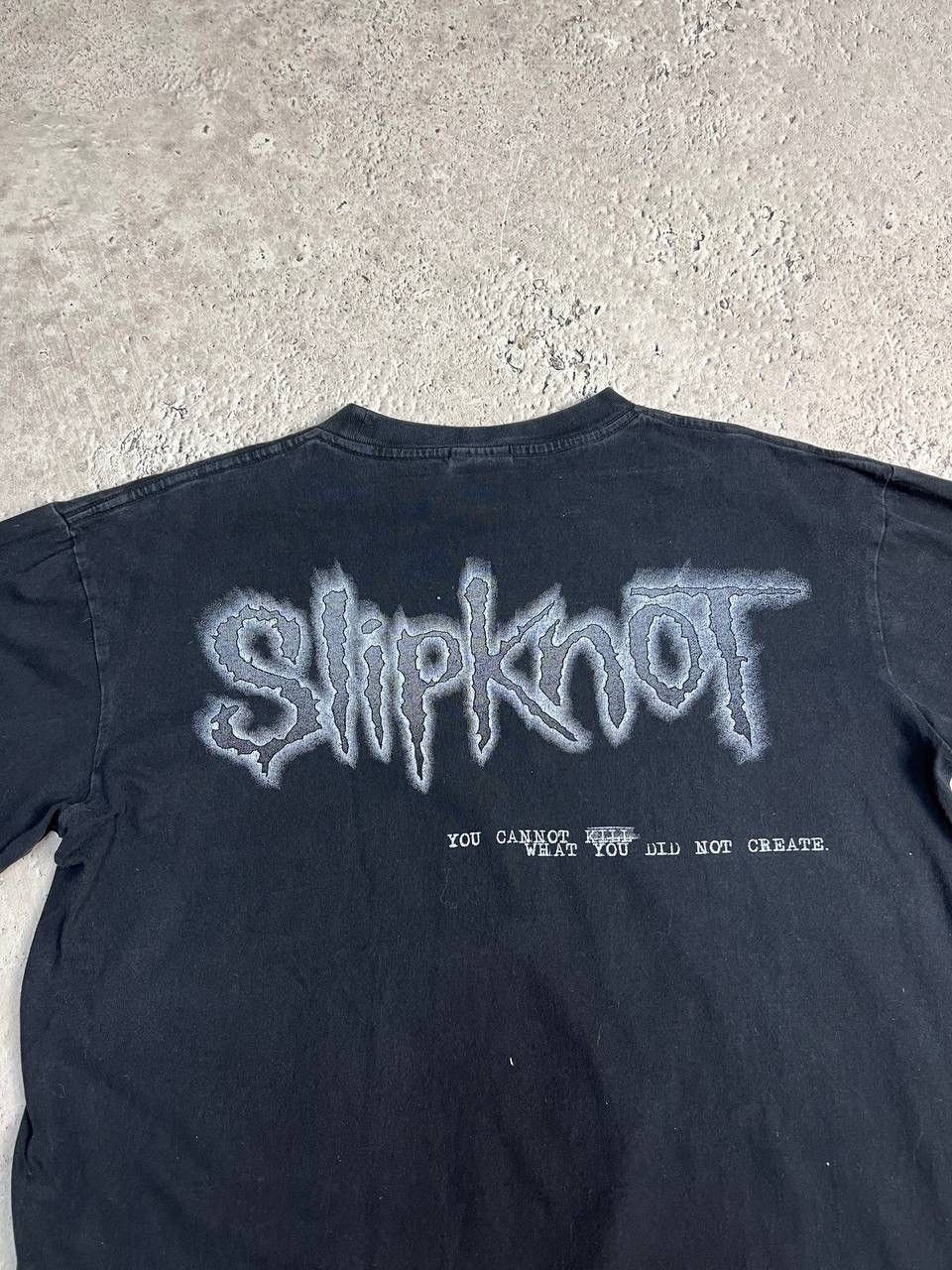 Band Tees × Vintage Vintage 00s Slipknot Lowa Rock Metal T-Shirt Big Logo Y2K Size US L / EU 52-54 / 3 - 7 Thumbnail