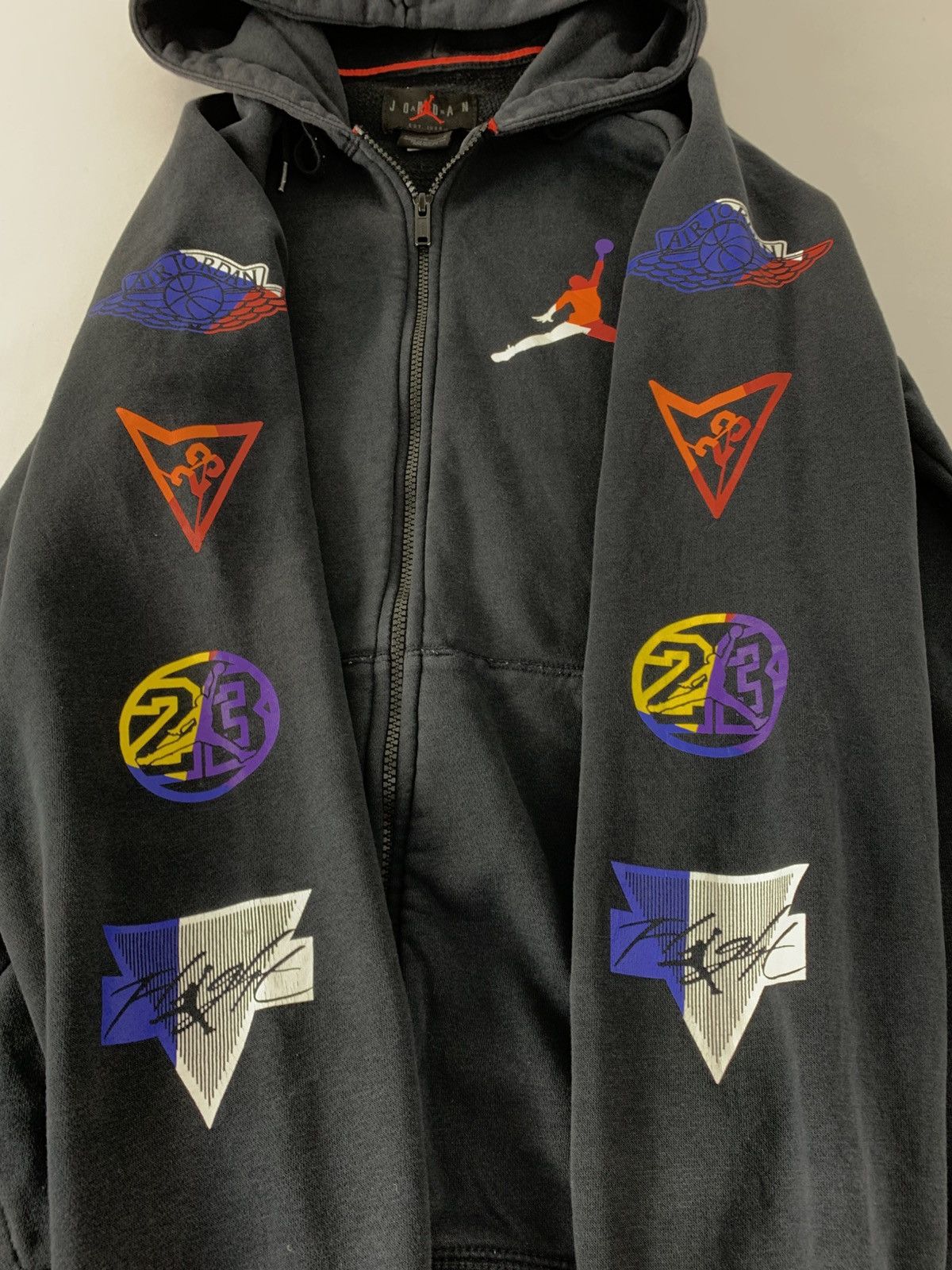 Other Air Jordan Jumpman Rivals Full Zip Hoodies Side Tape Size US L / EU 52-54 / 3 - 5 Thumbnail