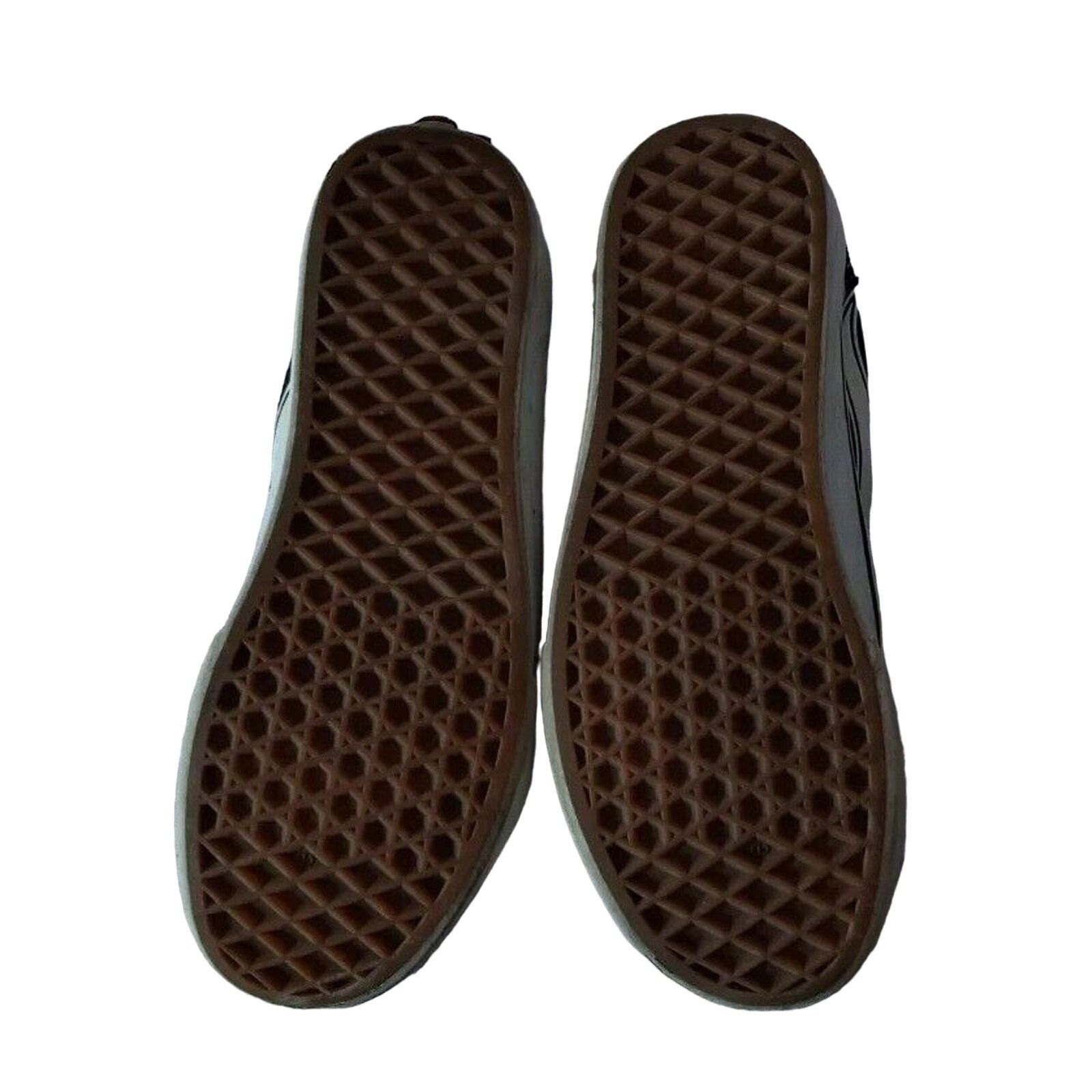 Vans Vans B/W Leather On Canvas Flames Skater Men’s Size US Men 5 Size US 5 / EU 37 - 3 Thumbnail