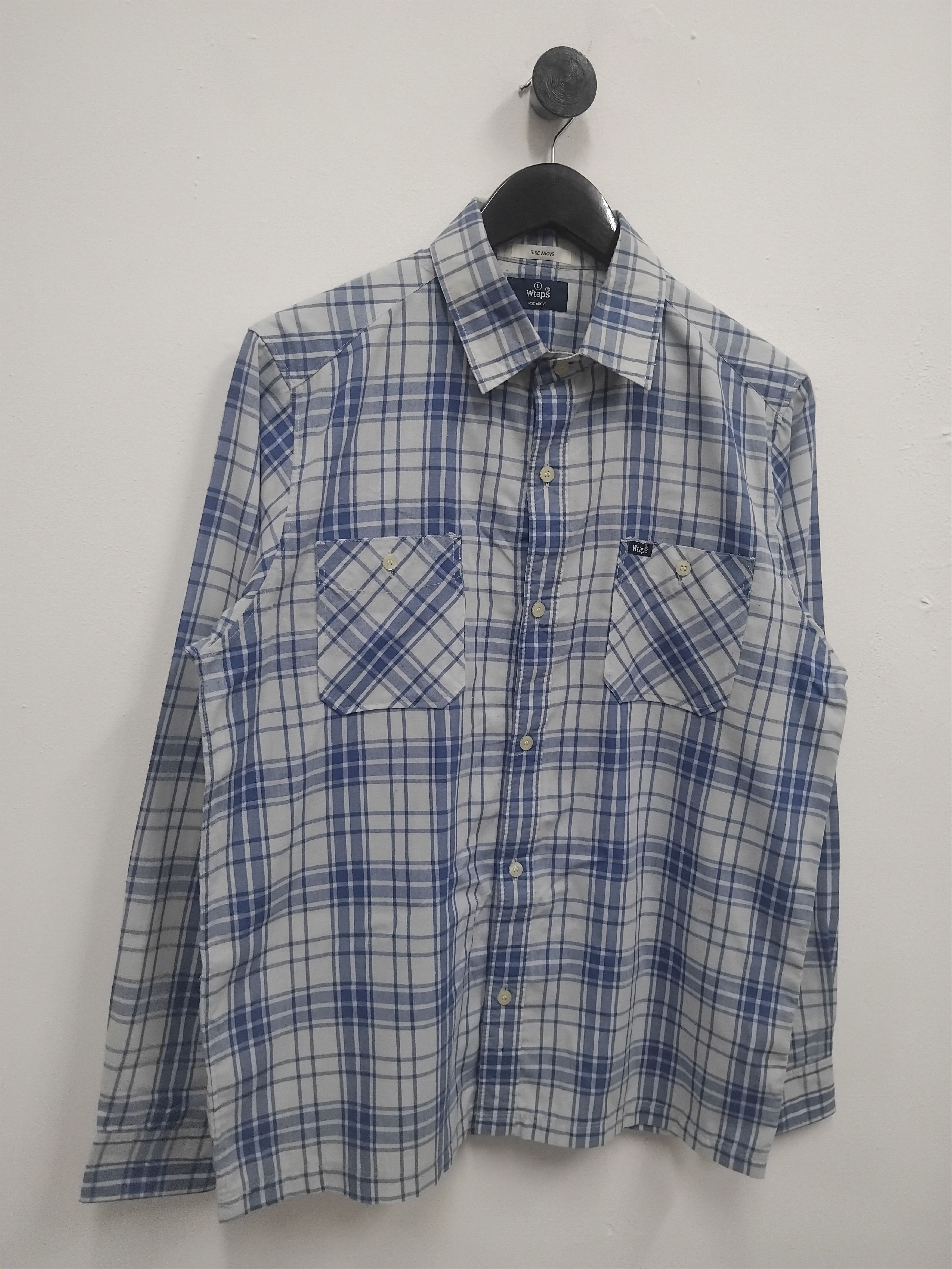 Japanese Brand 💥WTAPS Union L/S Checkered Shirt Size US L / EU 52-54 / 3 - 4 Thumbnail