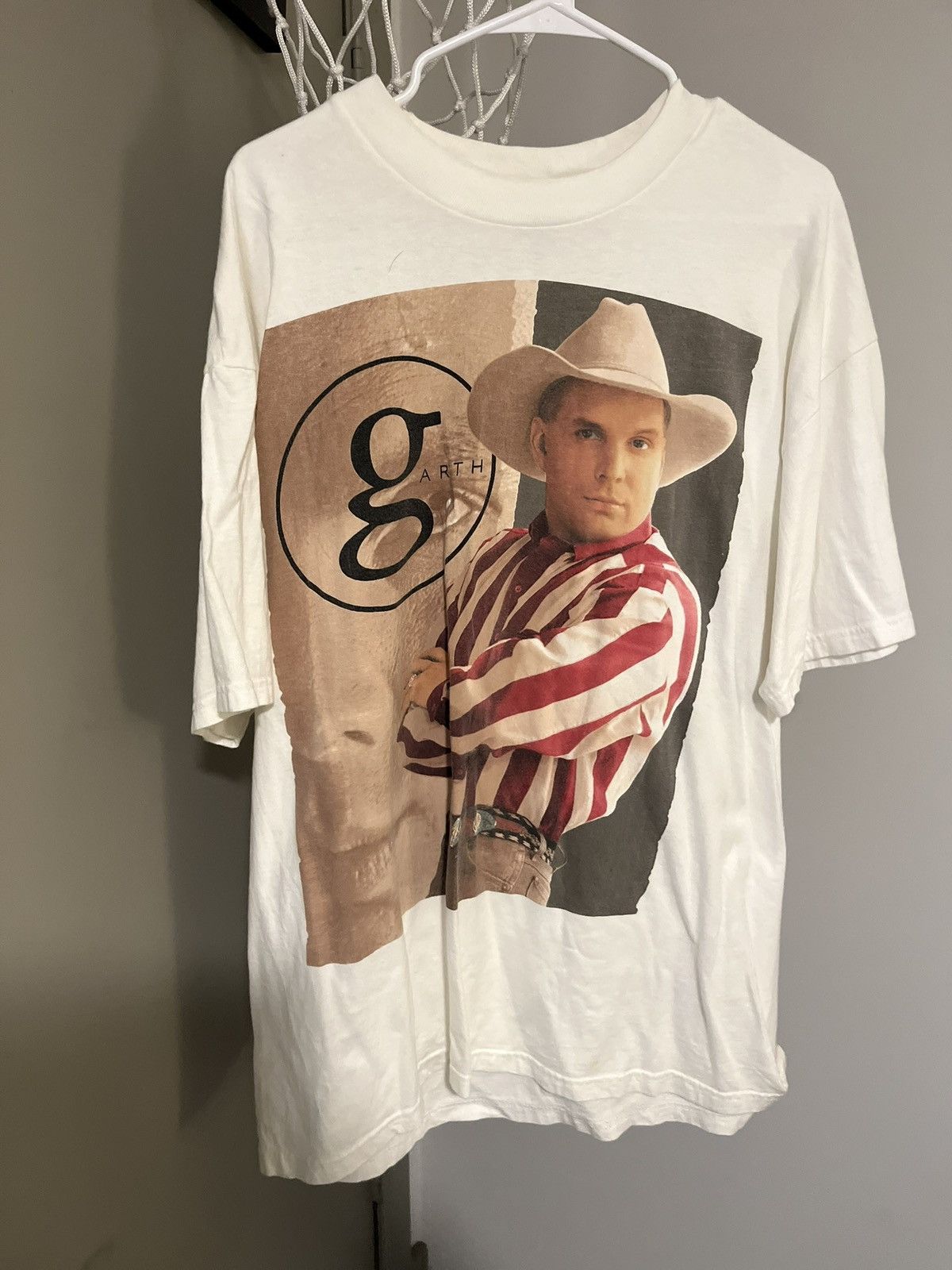 Band Tees × Vintage Garth Brooks Vintage Tee Shirt Size US XL / EU 56 / 4 - 1 Thumbnail
