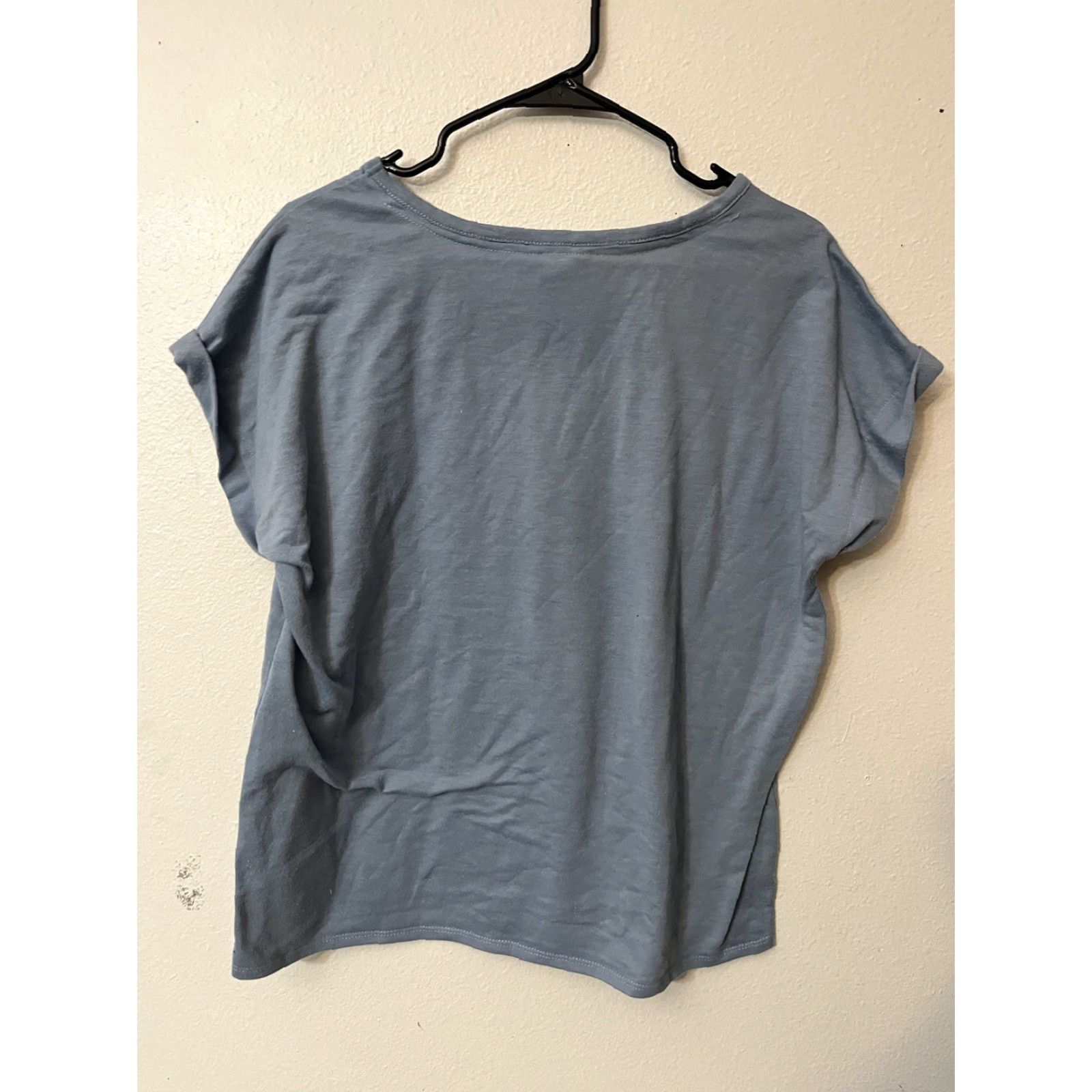 Lucky Brand Lucky Brand Sleepshirt Shirt Women L Blue Solid Long Sleeve Stars Lounge Nightgown Sleepshirt Size L / US 10 / IT 46 - 2 Thumbnail