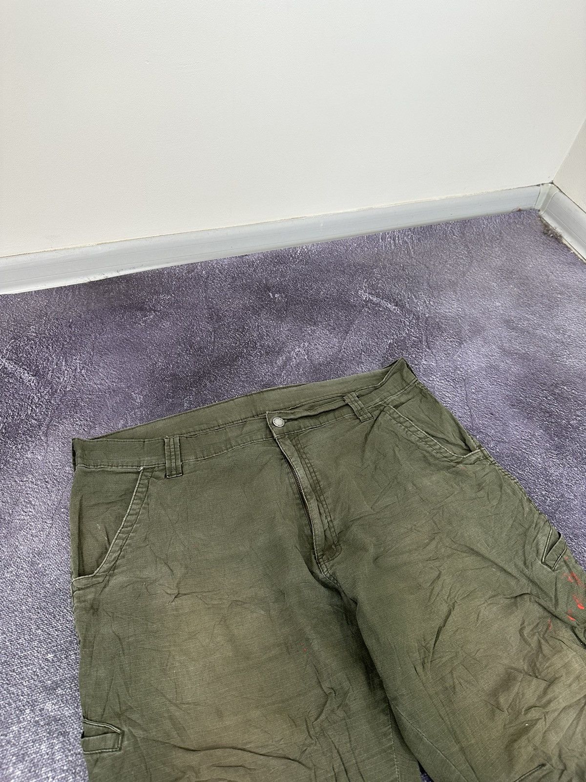 Dickies Vintage Dickies Cargo Carpenter Baggy Faded USA Work Pants Size US 38 / EU 54 - 13 Thumbnail