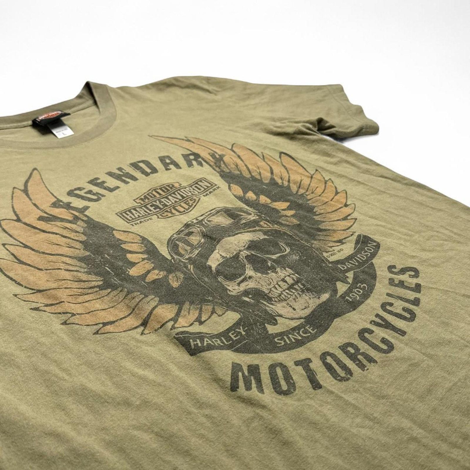 Harley Davidson San Jacinto Harley Davidson Pasadena TX Skull Tee Size Large Size US L / EU 52-54 / 3 - 3 Thumbnail