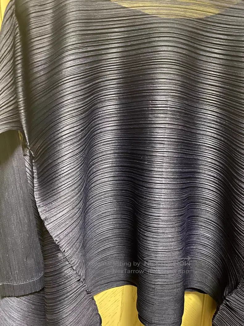 Issey Miyake Issey Miyake Royal blue colorful horizontal stripe top Size L / US 10 / IT 46 - 3 Thumbnail