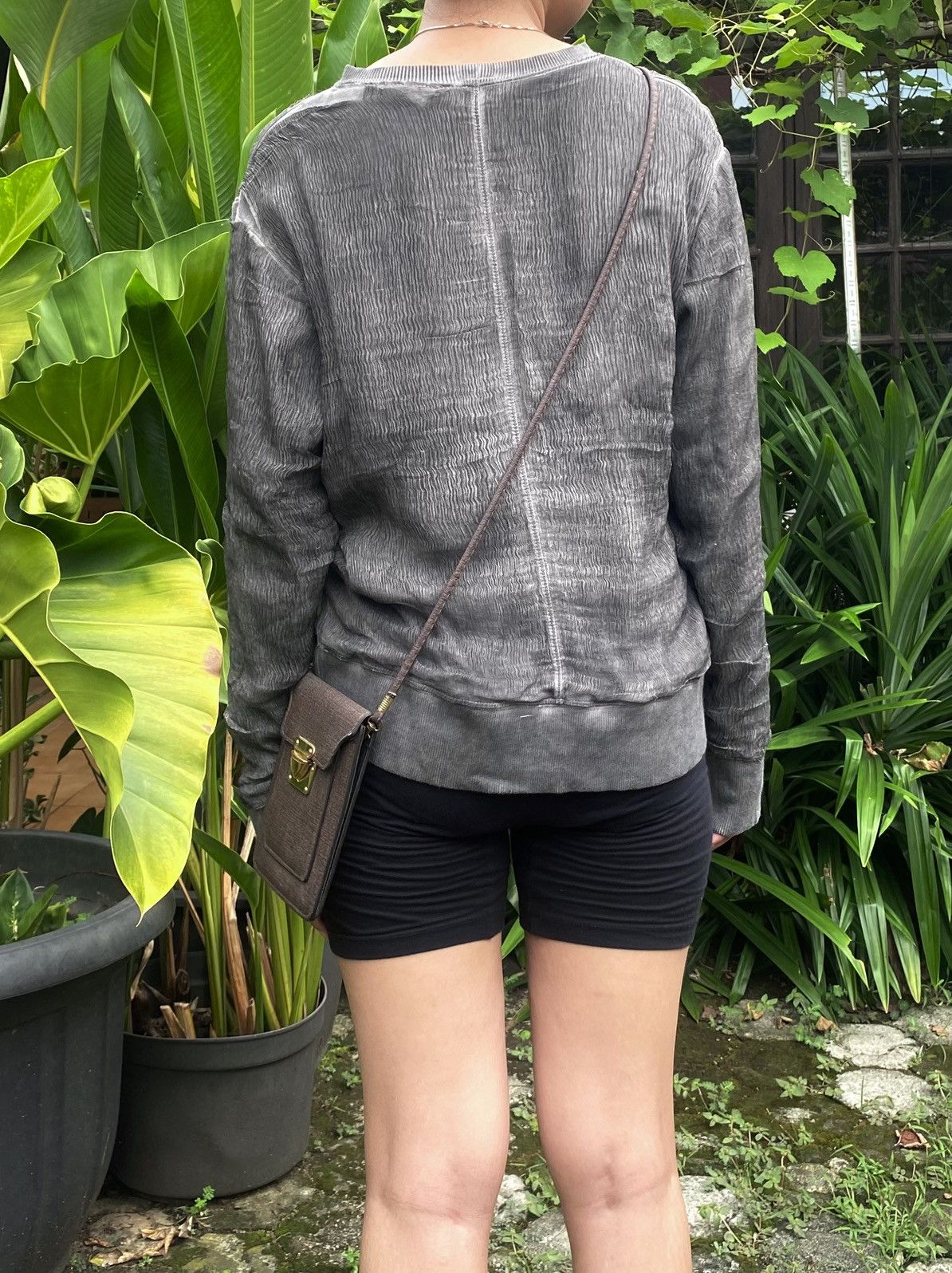 Helmut Lang Offer‼️ Helmut Lang Aesthetic Destroy Distressed Sweatshirt Size US S / EU 44-46 / 1 - 2 Thumbnail
